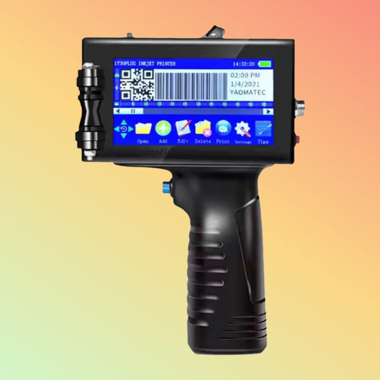 Yaomatec 25.4mm Smart Handheld Inkjet Printer for Packing Field