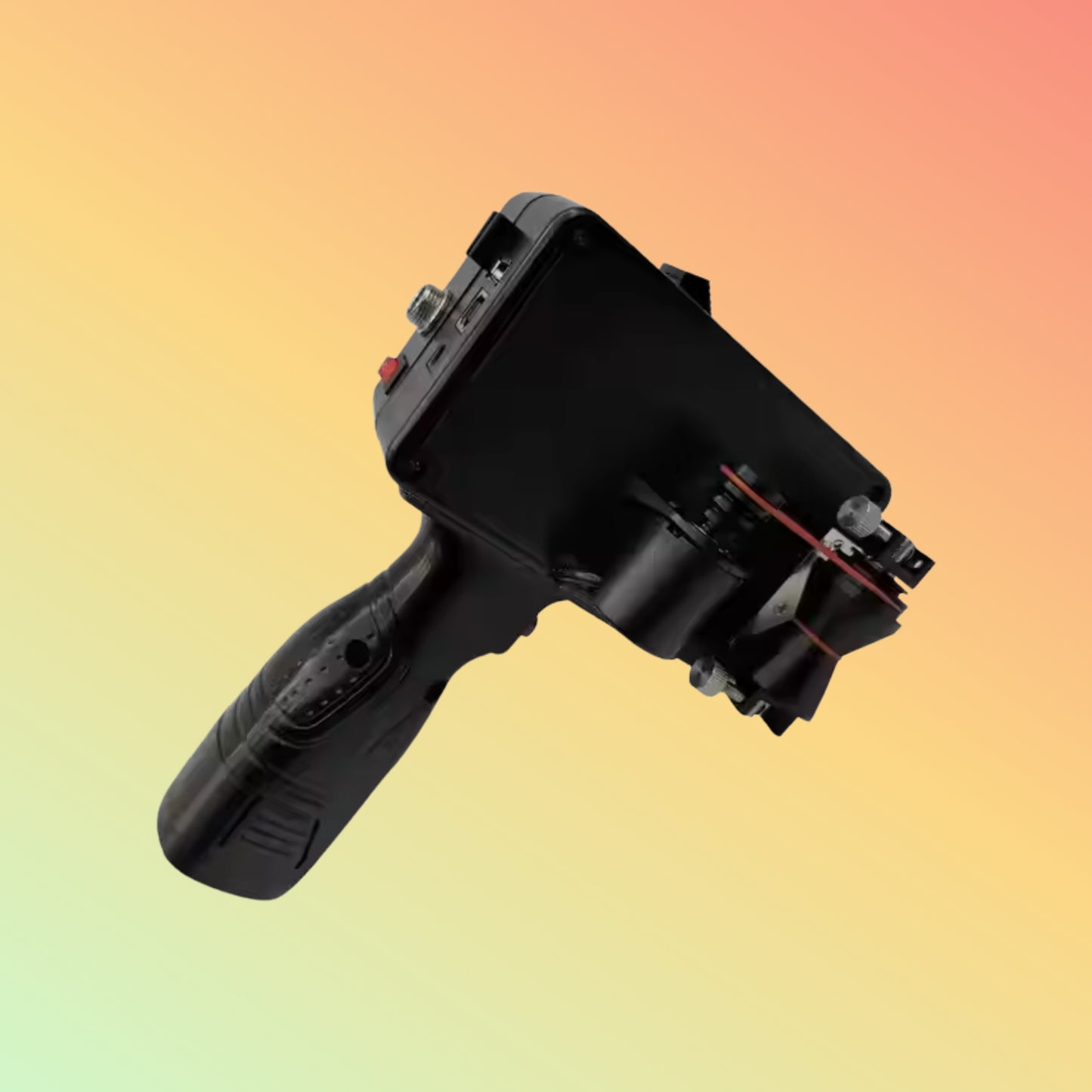 Yaomatec 12.7mm Handheld Inkjet Printer QR Bar Batch Code Date Number Logo Expiry Date Label Special Inkjet Printer for Pipes