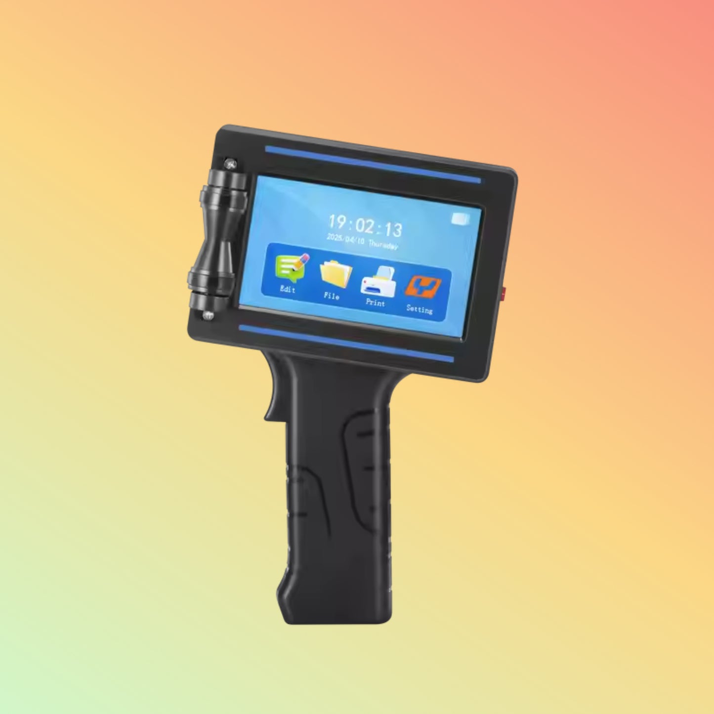 Yaomatec 12.7mm Y130 Handheld Inkjet Printer for Date Logo Label Plastic Metal