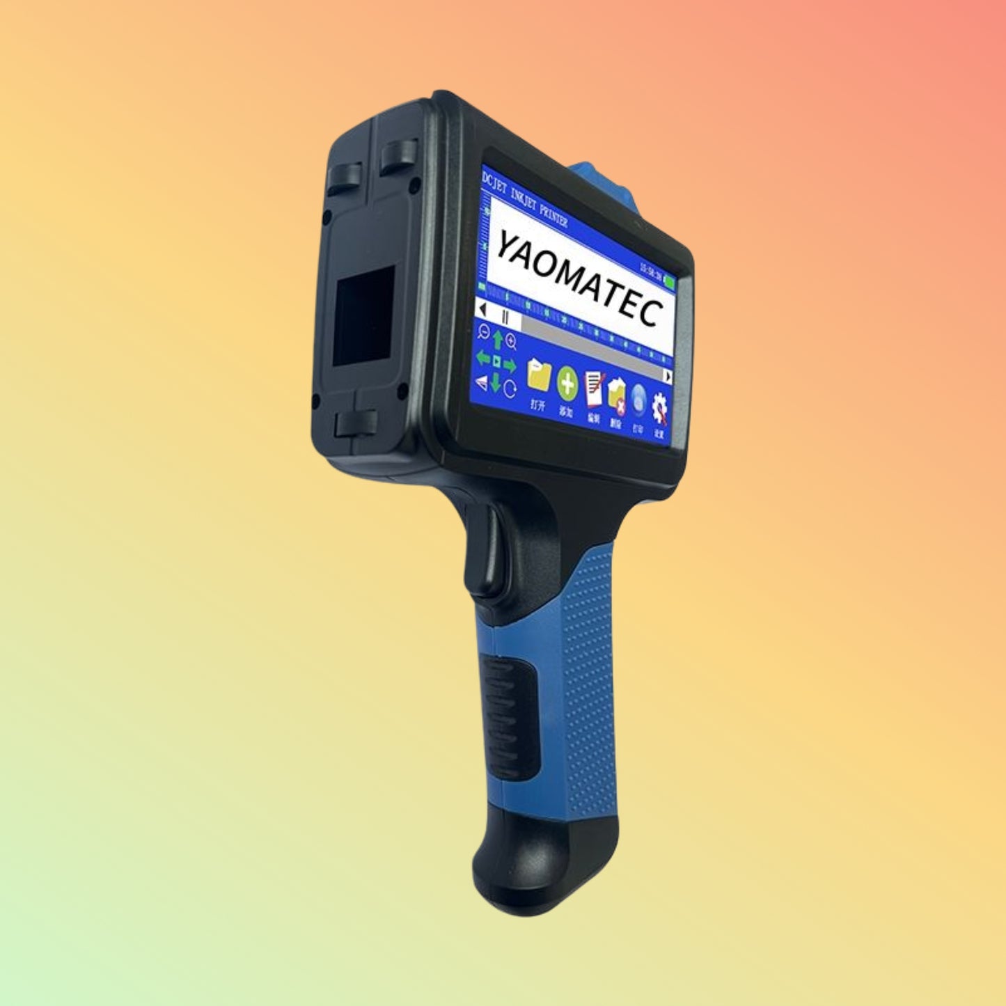 Yaomatec Handheld TIJ Inkjet Printer for QR, Date & Bottle Labels