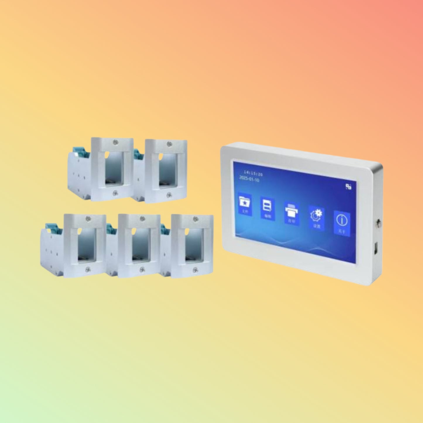 YAOMATEC 10" 6-Head Inkjet Printer for Expiry Date & Logo Coding