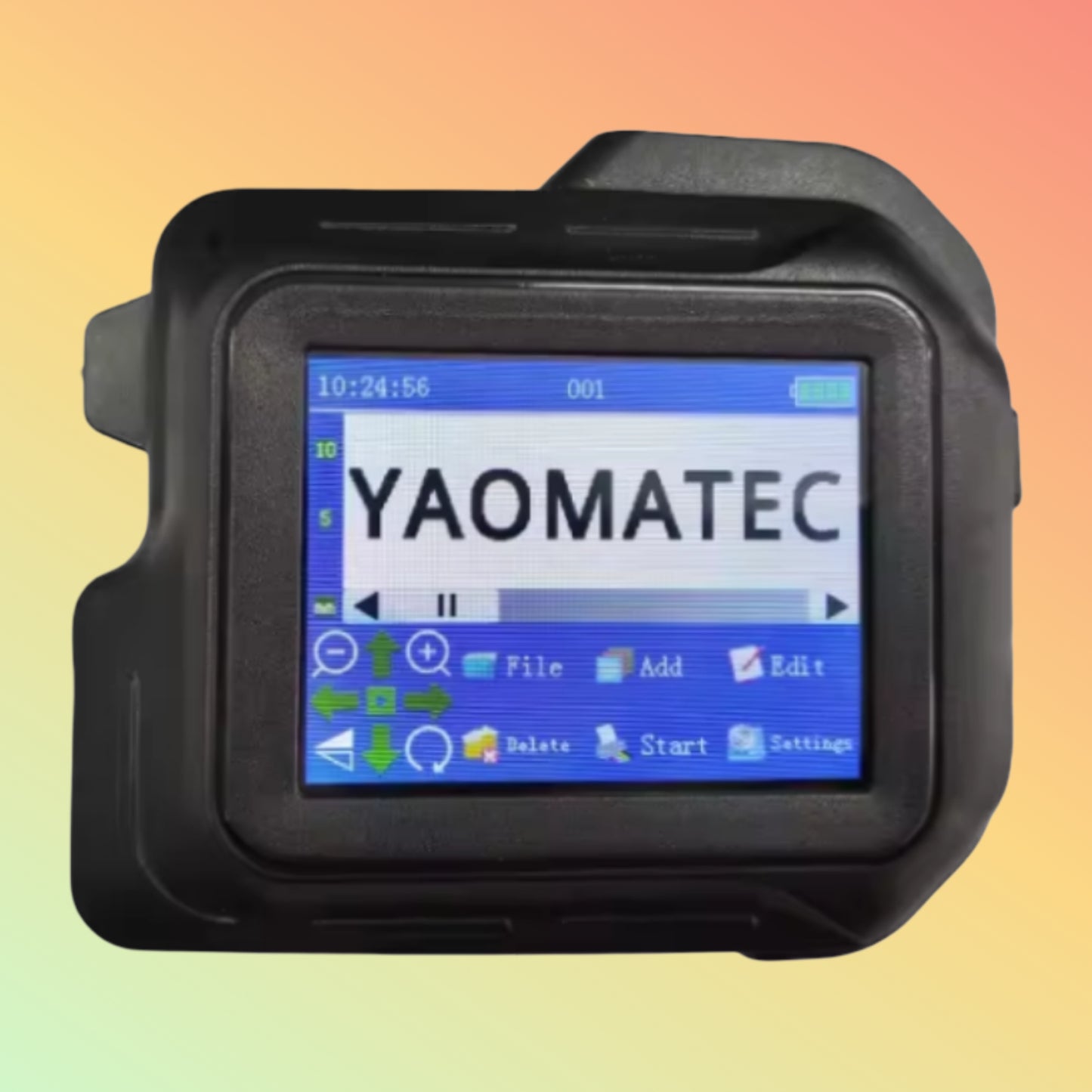 Yaomatec 2.8 Inch Screen Mini Portable Handheld Inkjet Printer Expire Date Printing Machine Inkjet Printer for Cosmetic Bottles