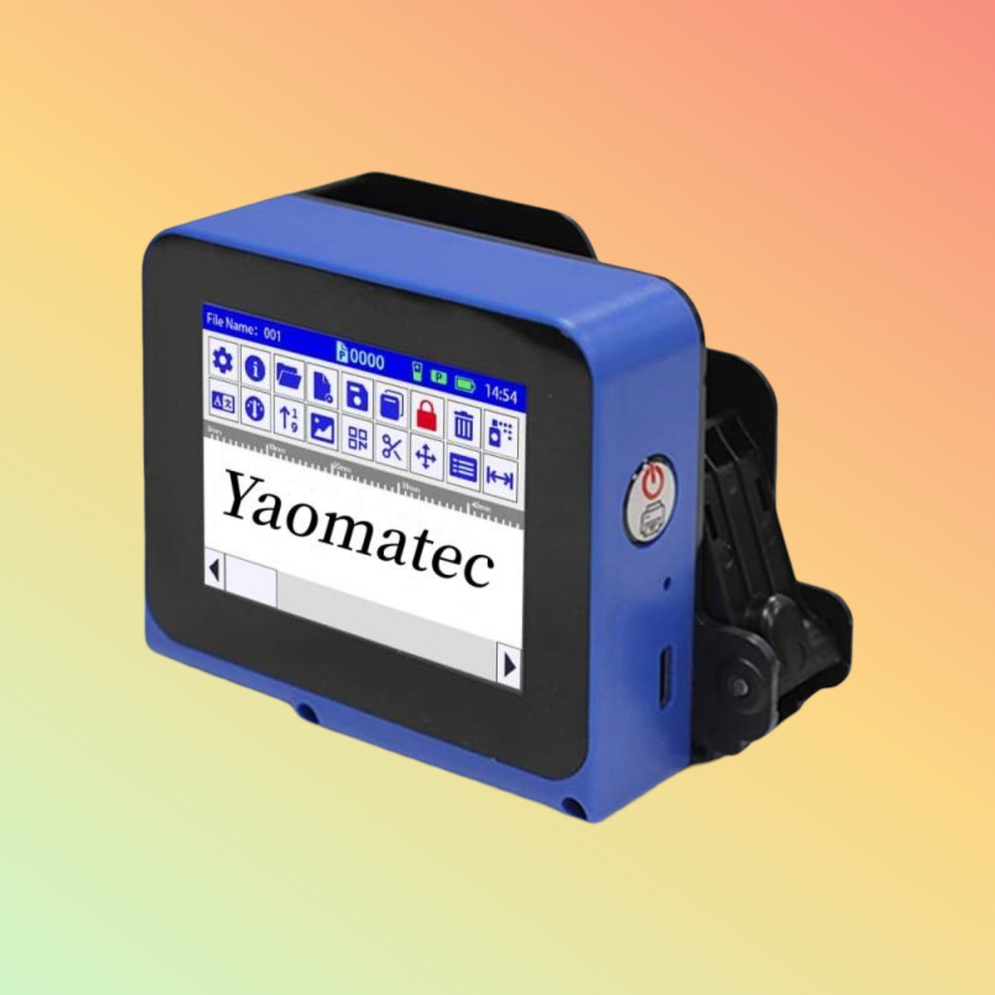 Yaomatec 2025 Mini Handheld Inkjet Expiry Date & Marking Machine