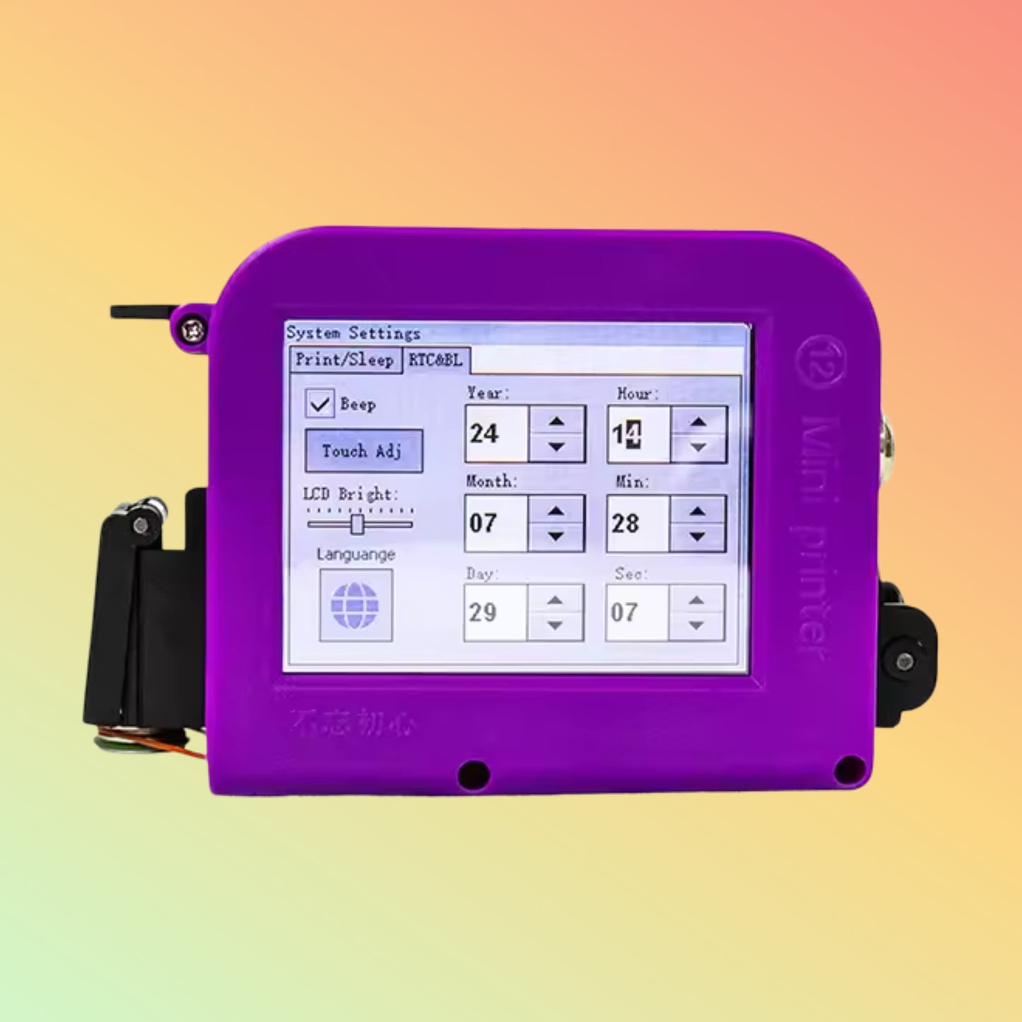 Yaomatec Mini WiFi Handheld Inkjet Printer for Date & Logo