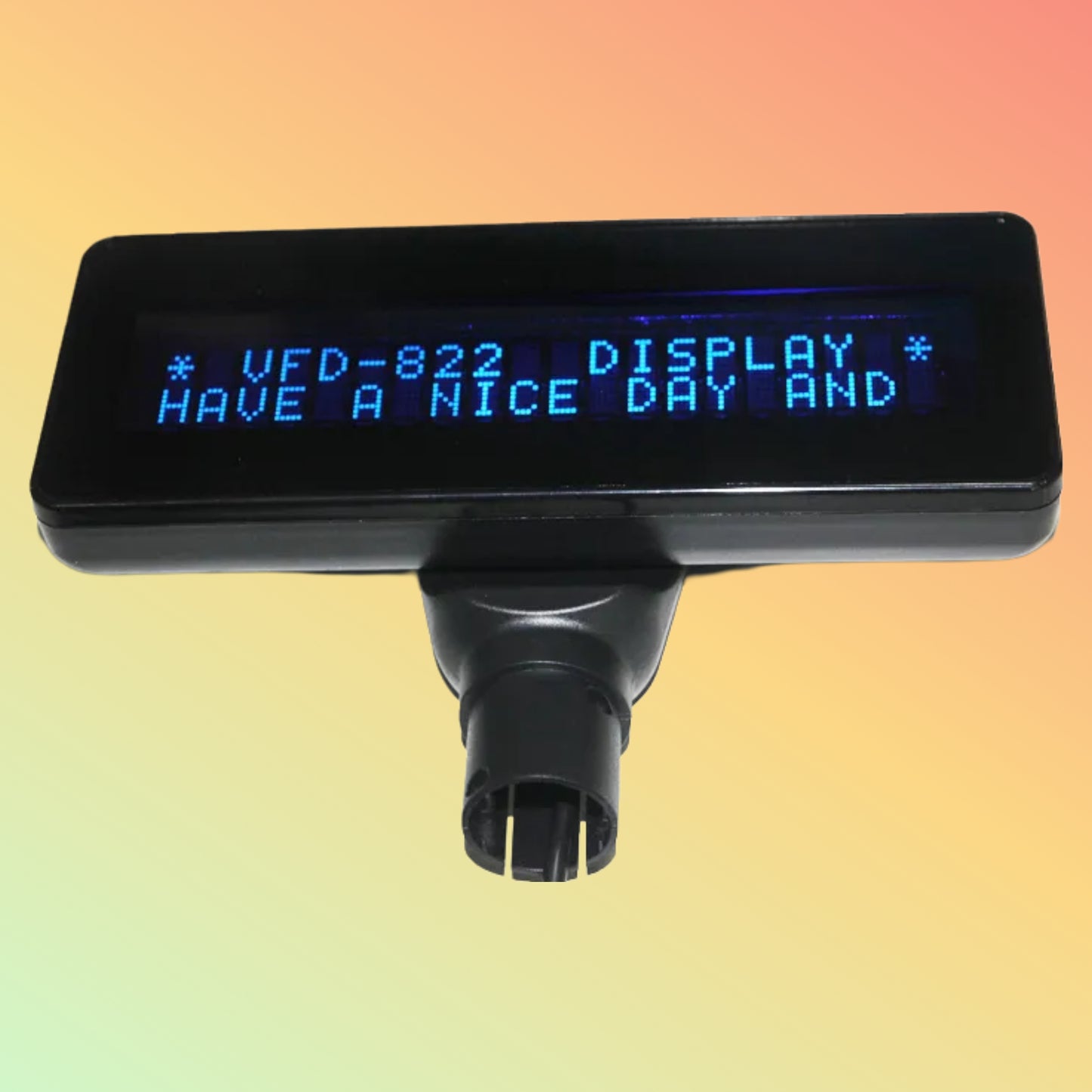 CARAVPOS VFD 2-Line POS Customer Pole Display