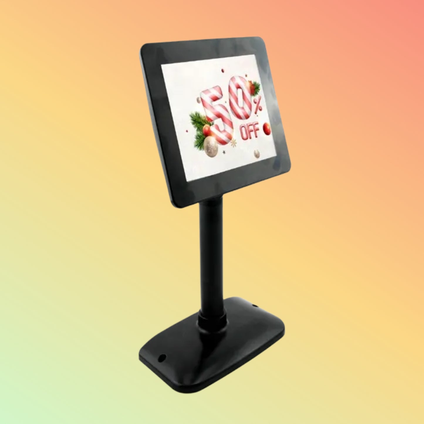 CARAVPOS 8-Inch USB POS Customer Display – Colorful & Multi-Functional