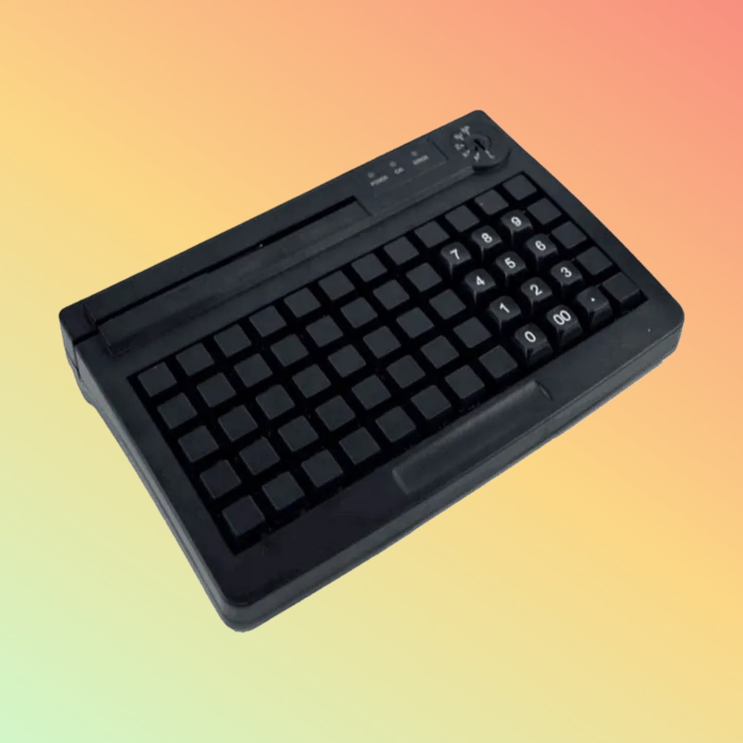 CARAVPOS - Black USB/PS/2 Interface Pos Programmable Keyboard Programmable Keyboard