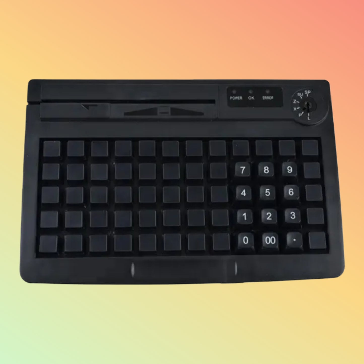 CARAVPOS - Black USB/PS/2 Interface Pos Programmable Keyboard Programmable Keyboard