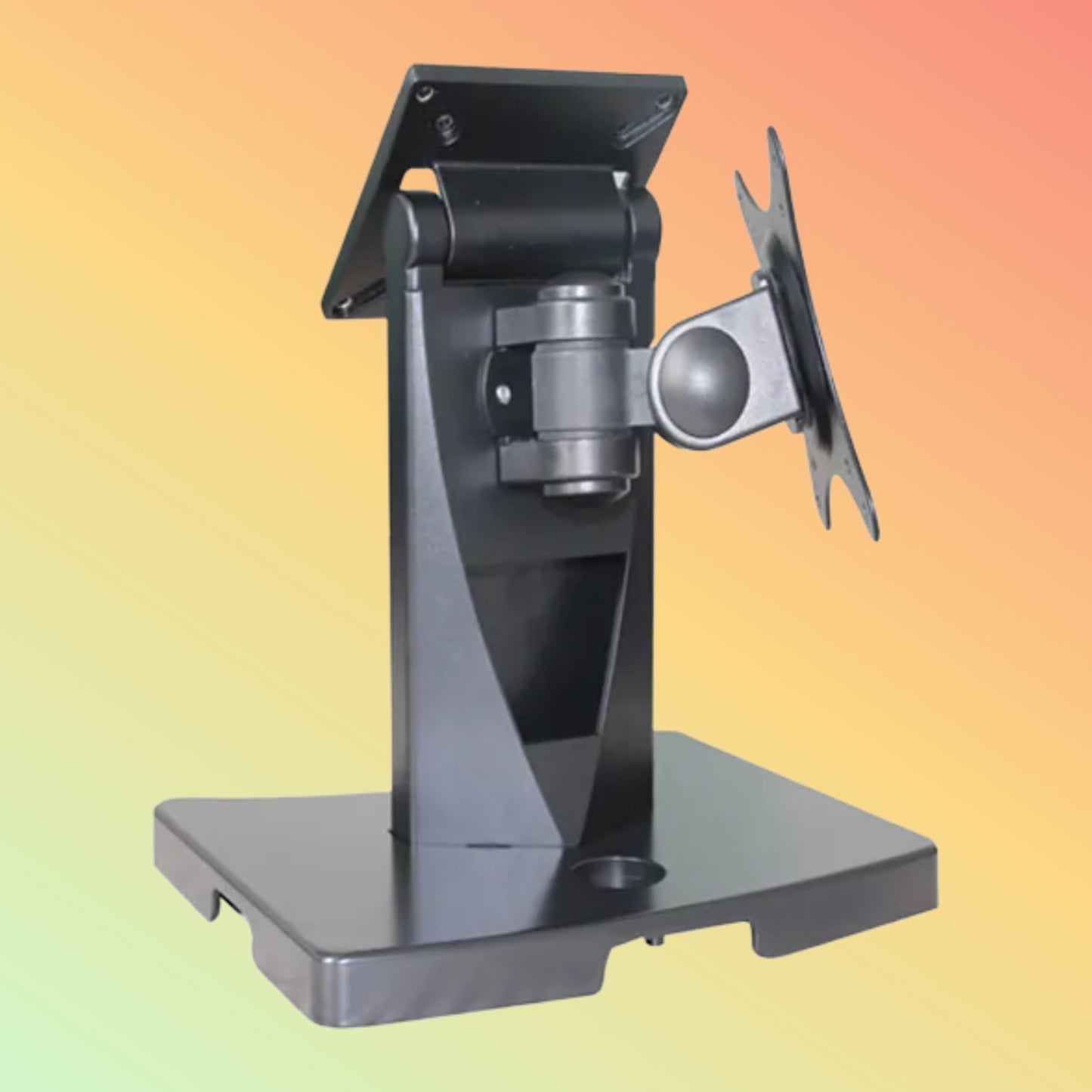 CARAVPOS - All In One Dual Pos PC Stand with 75/100mm Vesa Mount MS-21 Pos Stand