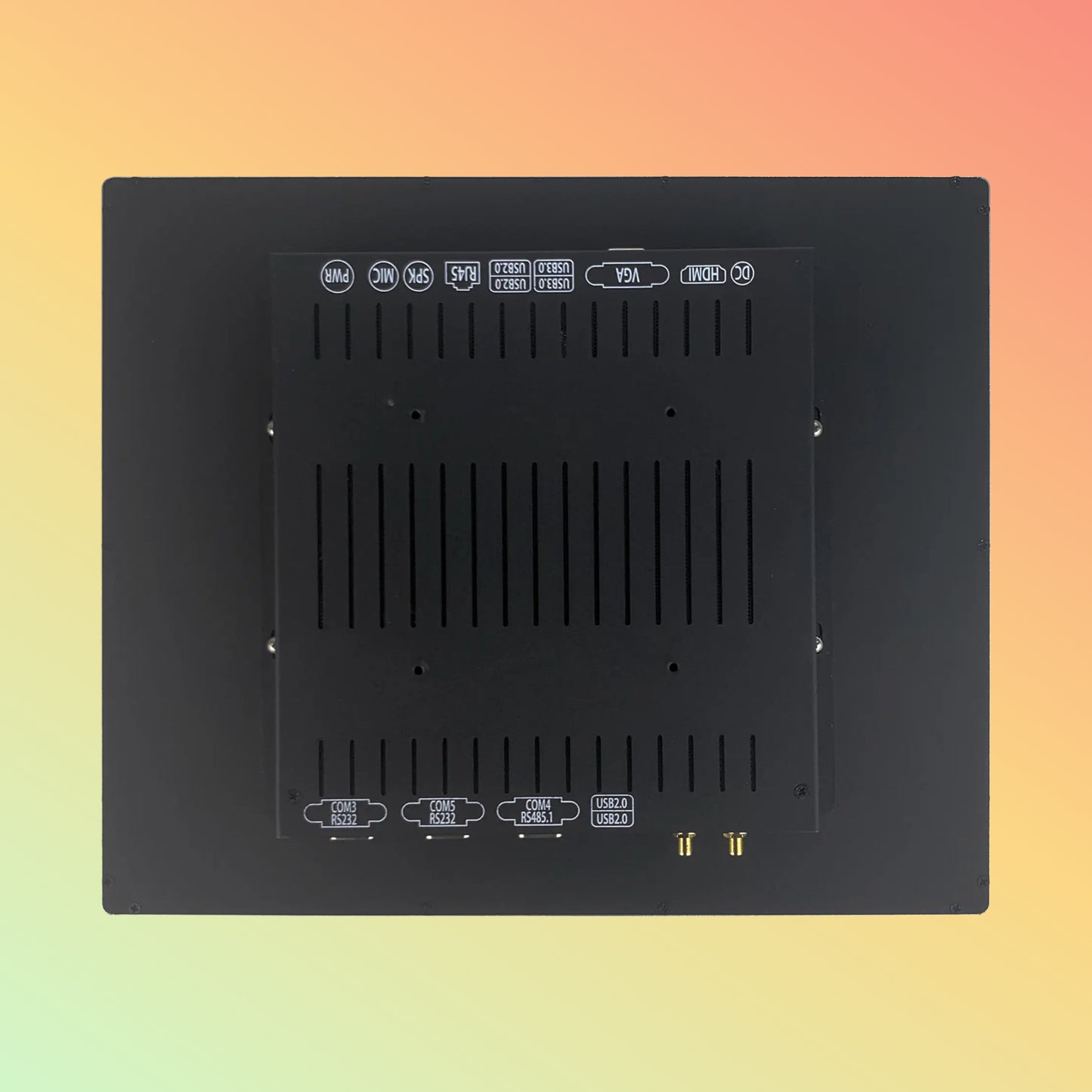 DEWOD 15'' True Flat Windows Panel PC with Intel CPU & VESA Mount