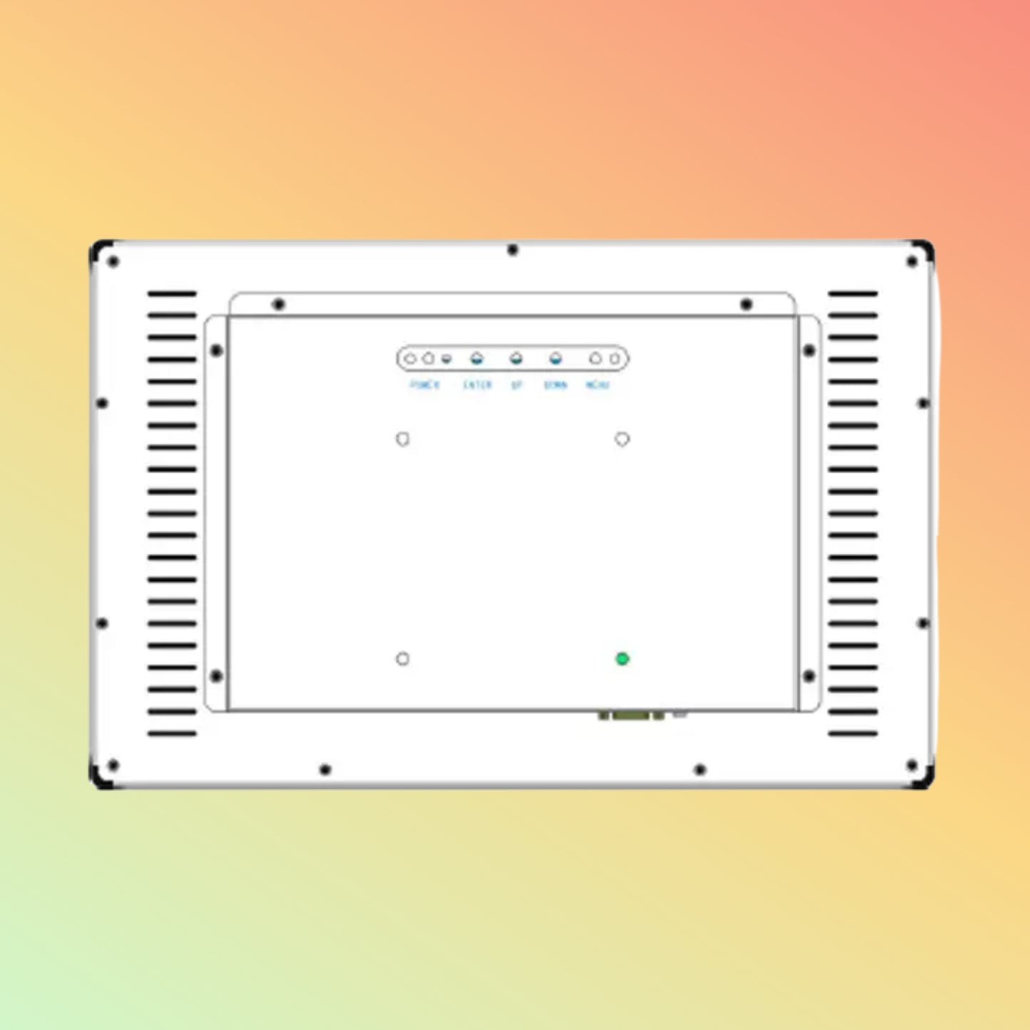 DEWOD DWTM07 7-inch Embedded Touch Lcd Touch Display