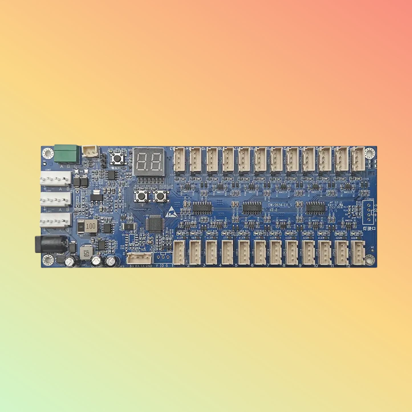 DEWOD SK32-LY-S Smart Locker Controller Board, 12V/24V Charging