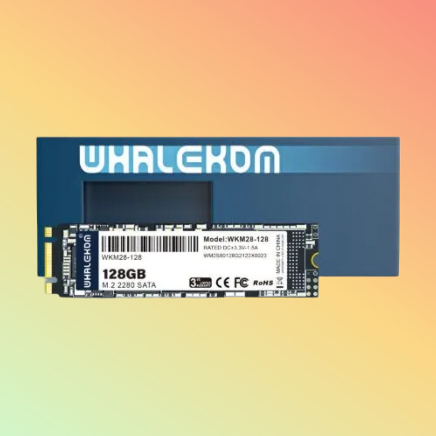 WHALEKOM WKM28 – M.2 SATA 2280 SSD – 128GB Solid State Drive