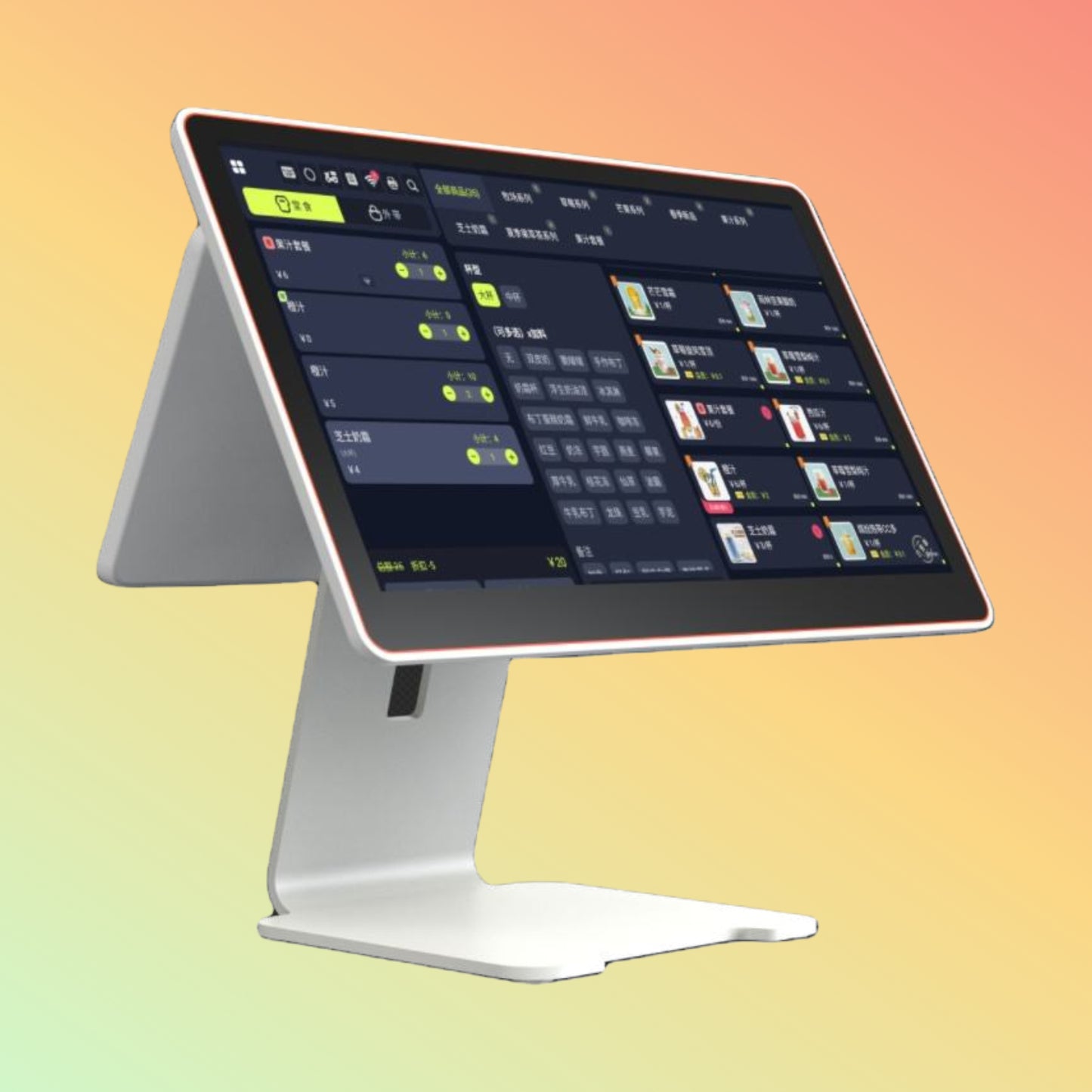 15.6" HD Touch POS Register, Win/Android, Free SDK for Retail Shops