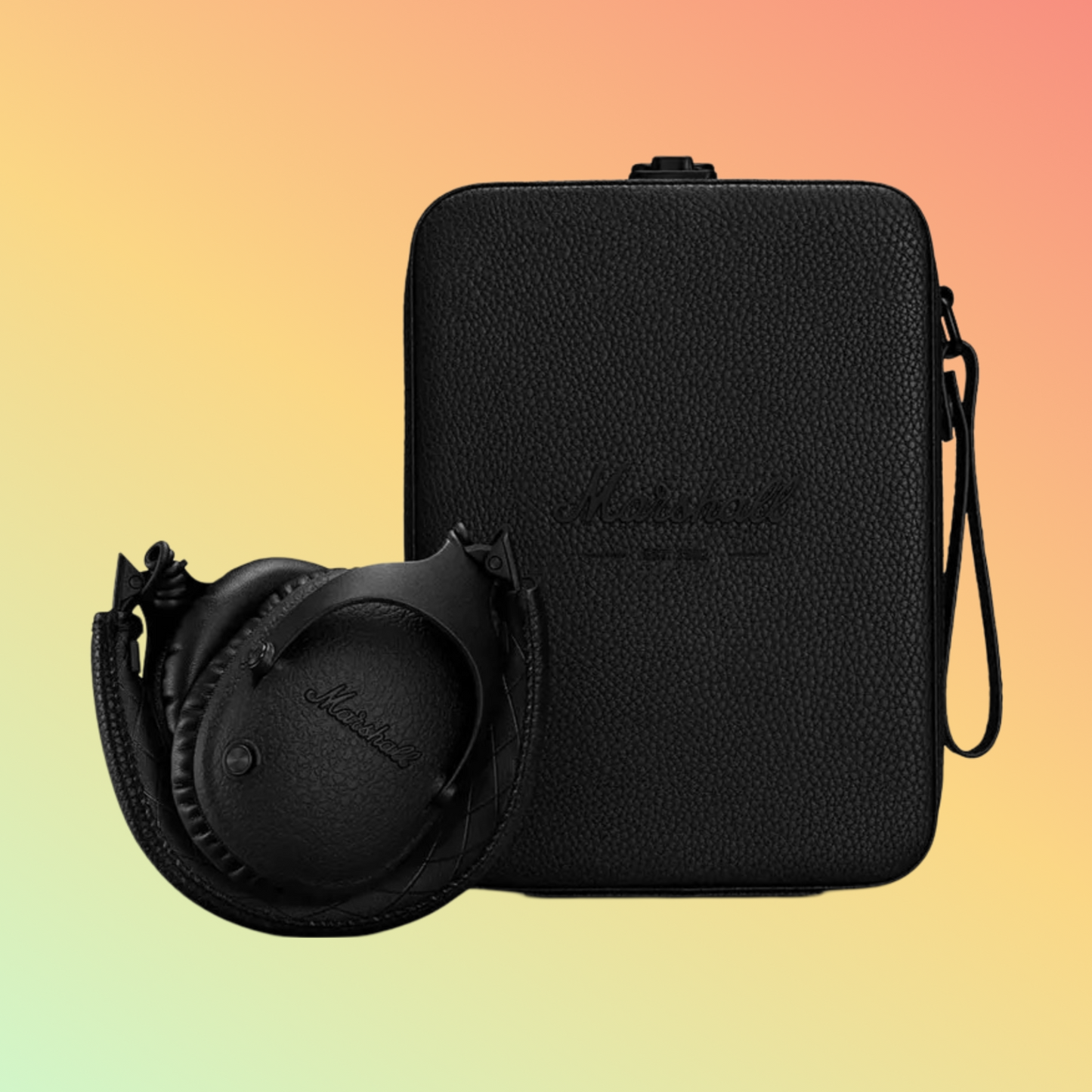 Marshall Monitor II A.N.C. Diamond Jubilee Edition Over-Ear Headphone With Carry Case - Black