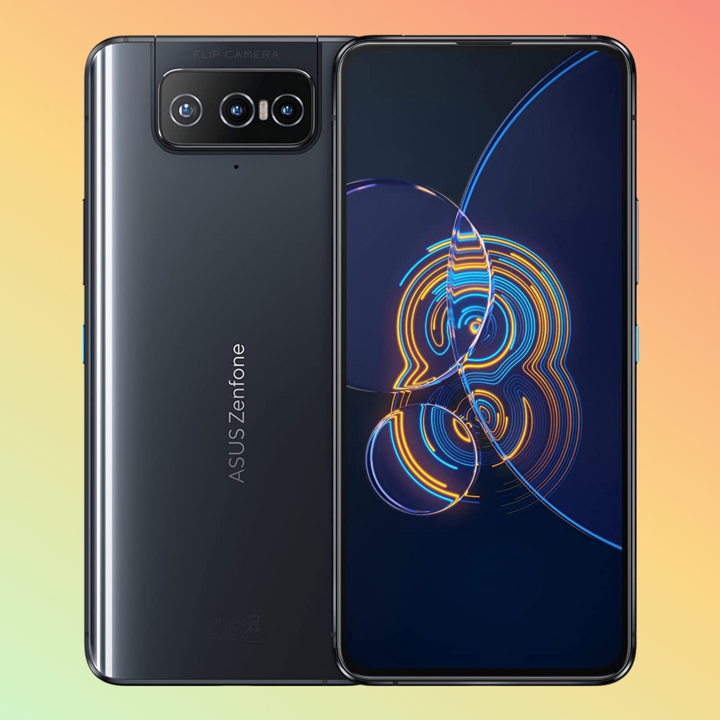 Asus Zenfone 8 5G Dual Flip ZS672KS 256GB 8GB RAM Factory Unlocked - Black