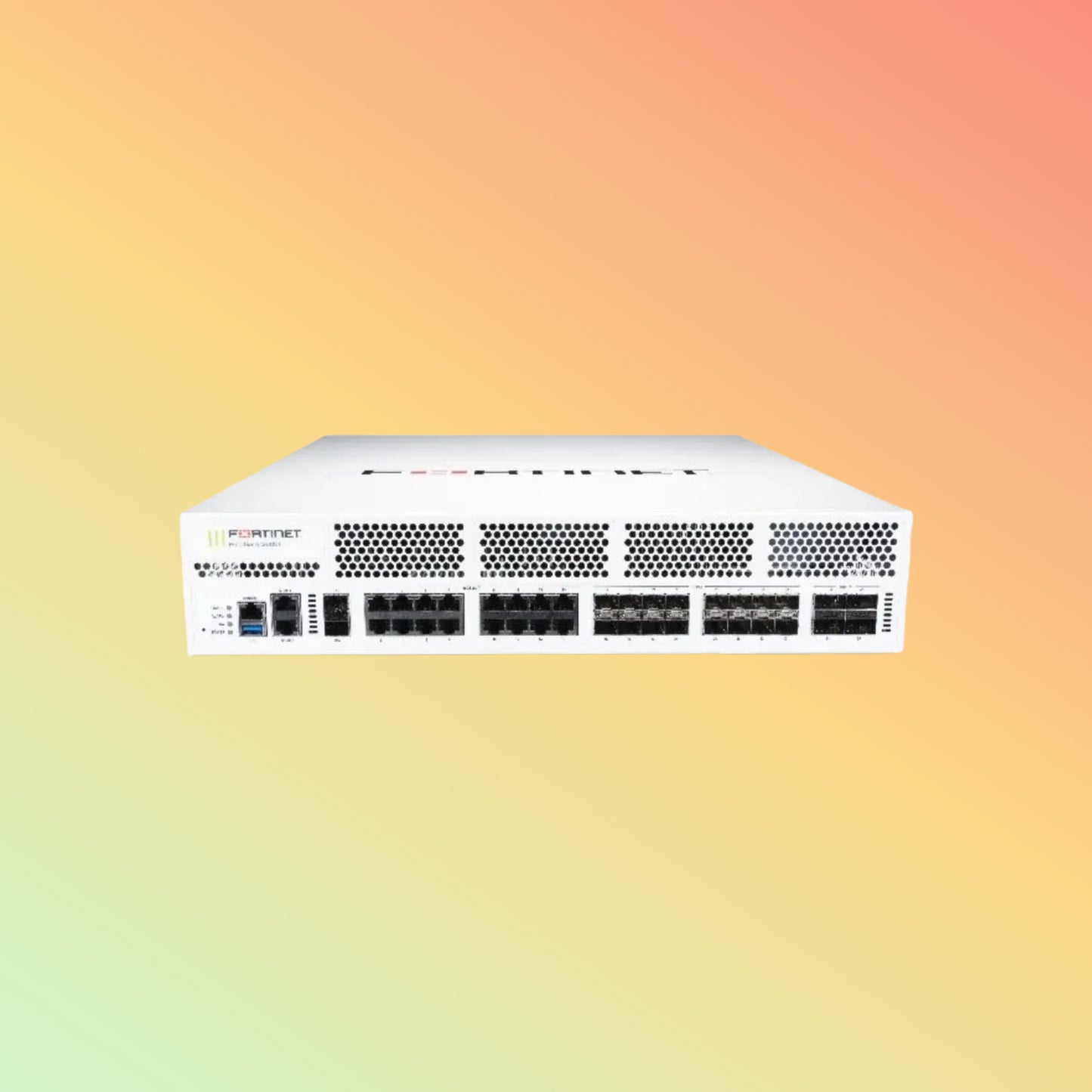 Fortinet FG-2601F-DC NGFW – 198Gbps, TLS 1.3, 30K VPN, 16 Ports
