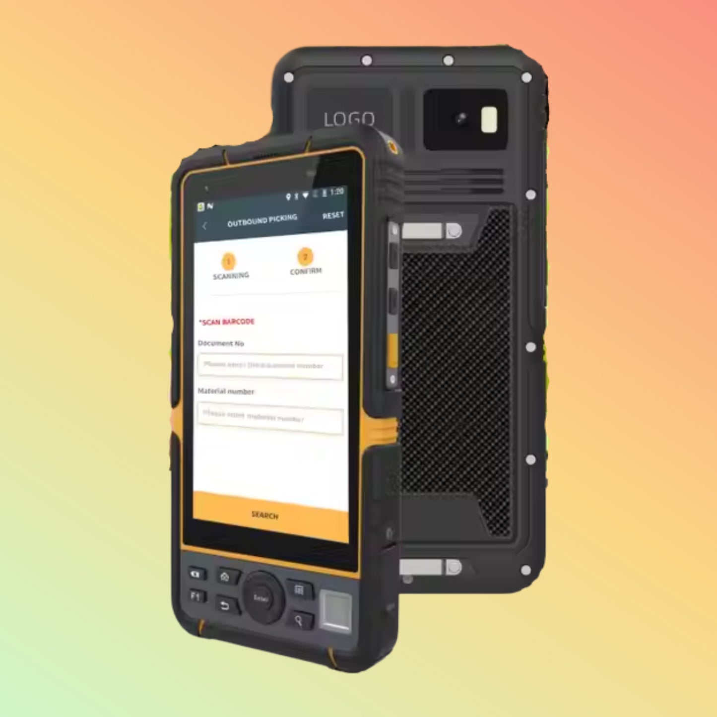 OEM T60 Industrial Rugged Android Tablet Pc Computer Scanner Handheld Pda Portable Barcode Qr Code Reader Wifi Nfc Octa Core