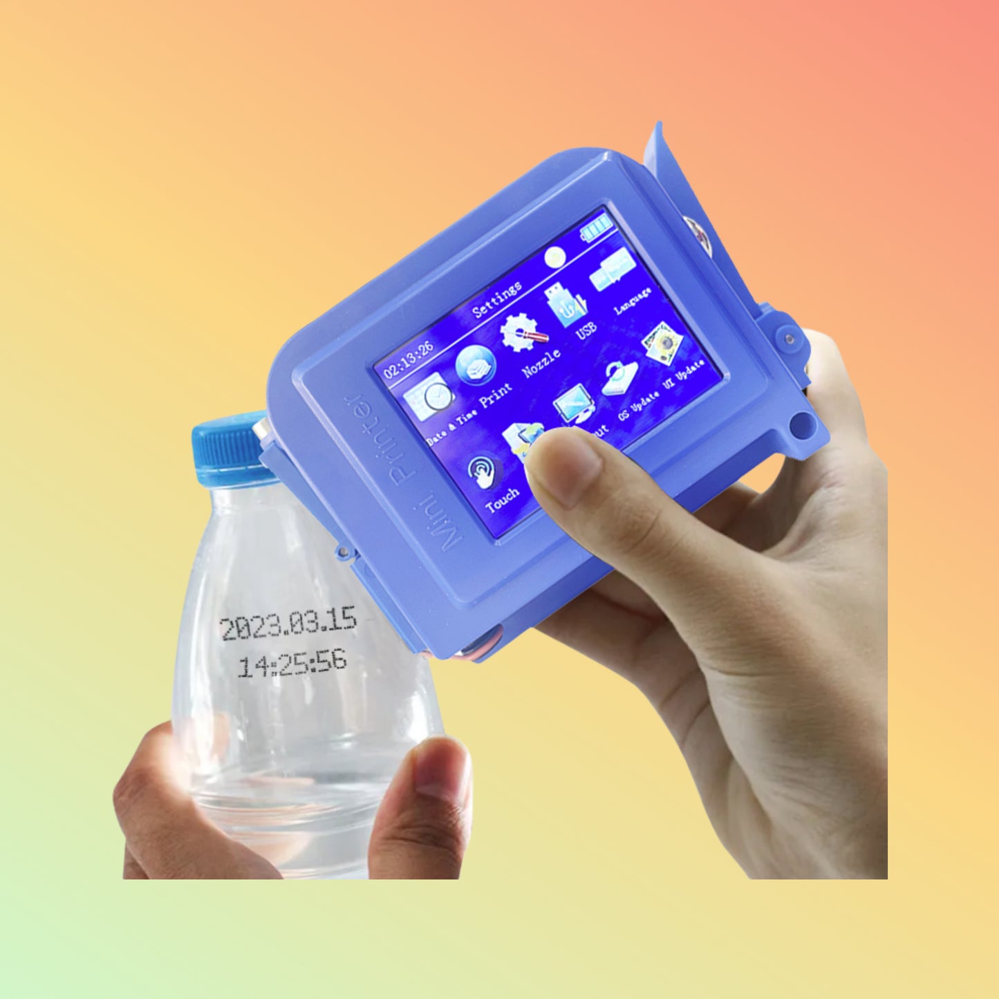 Yaomatec 12.7mm Mini Handjet Printer for Expiry Date
