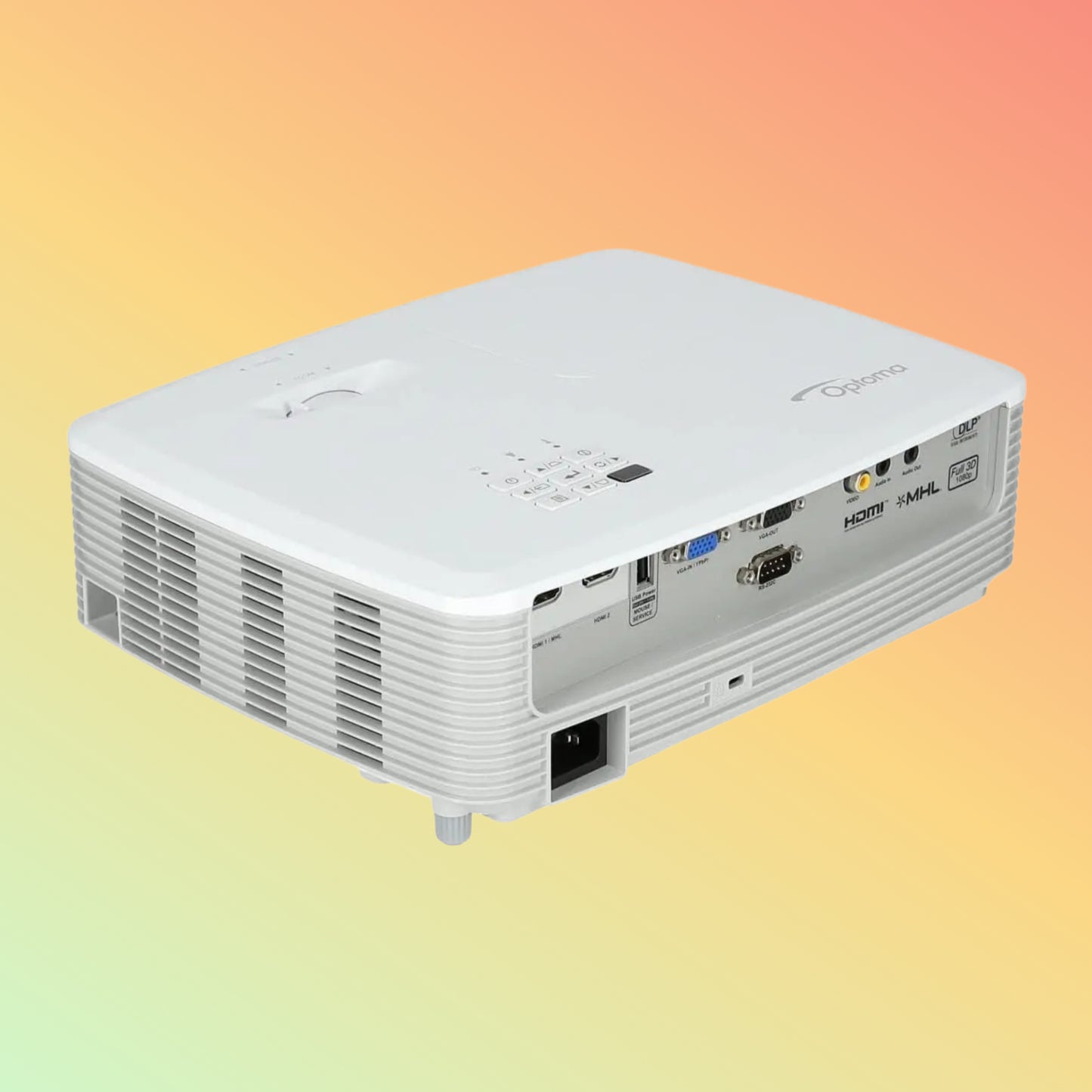 Optoma HD28I Projector - 16:9 Aspect Ratio, (1920 x 1080) Native Resolution, 4000 Lumens