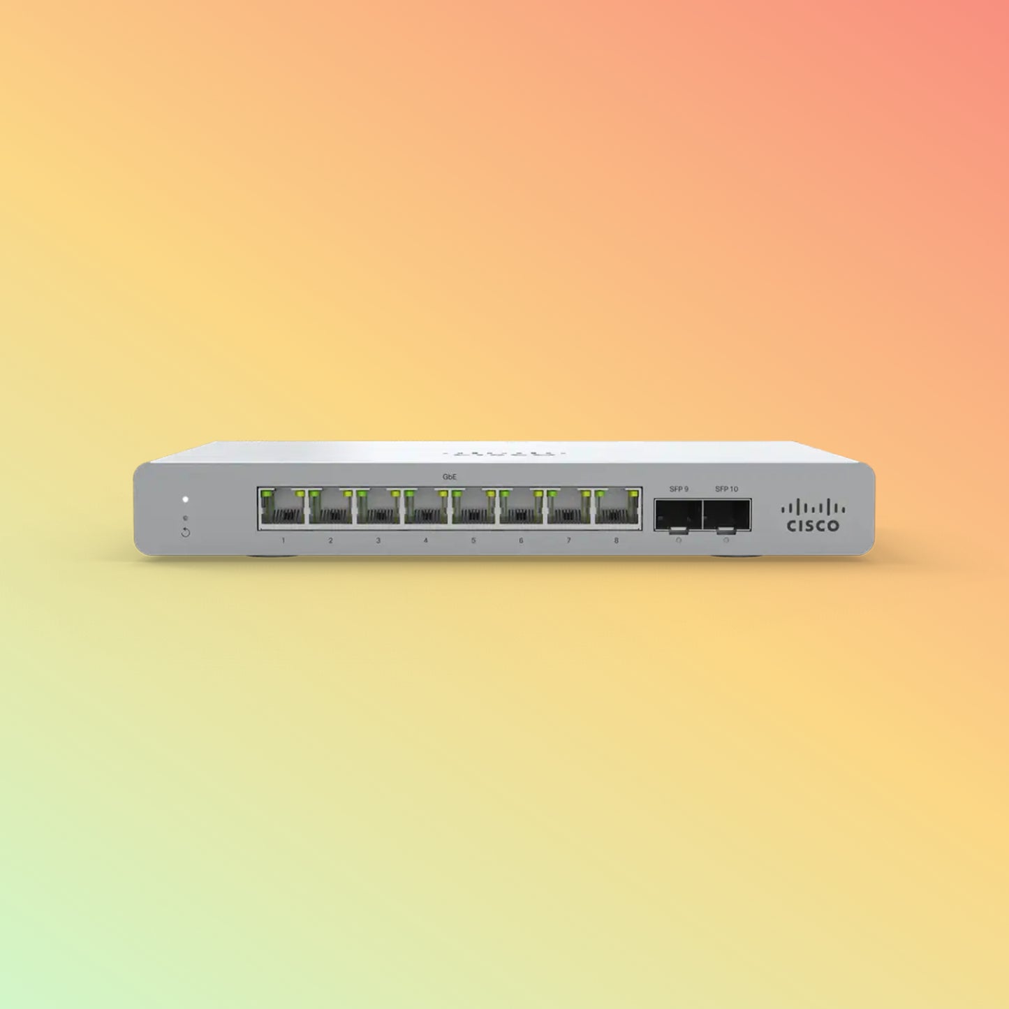 CISCO Meraki MS120 Managed Switch - 20 Gbps Switching Capacity, Throughput up to 14.88 Mpps, 124W PoE Capability, 8 x RJ45, 2 x SFP