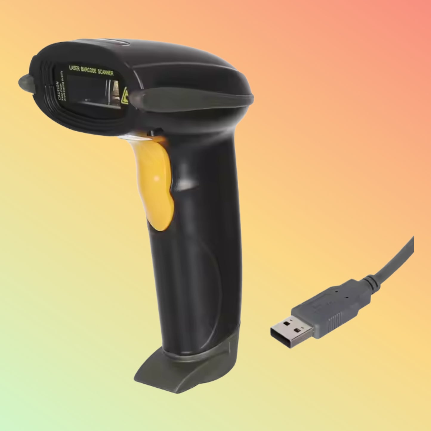 MiNJCODE MJ2809 1D Wired Handheld Laser Barcode Scanner Barcode Reader