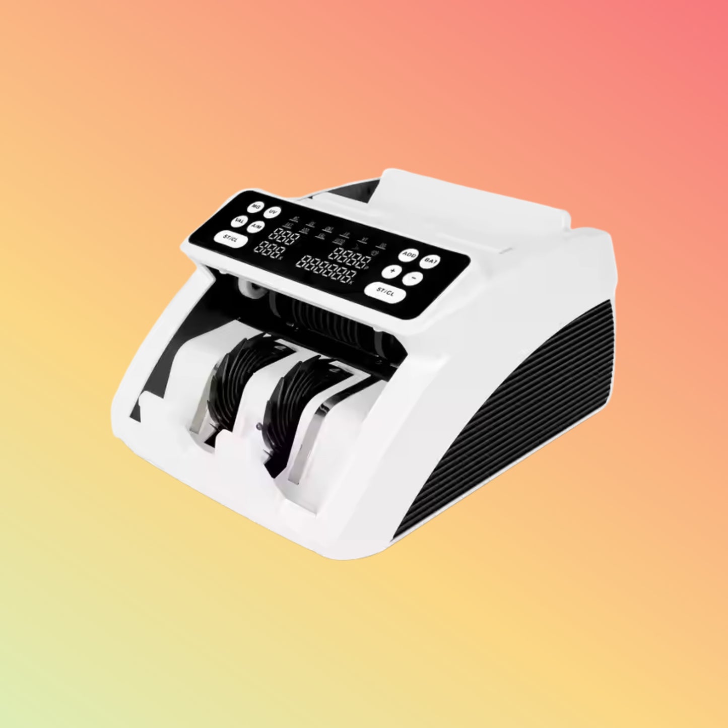 UN-24 New Multi Currency Bill Cash Note Money LCD Ticket Counter Machine Money Counting Machine