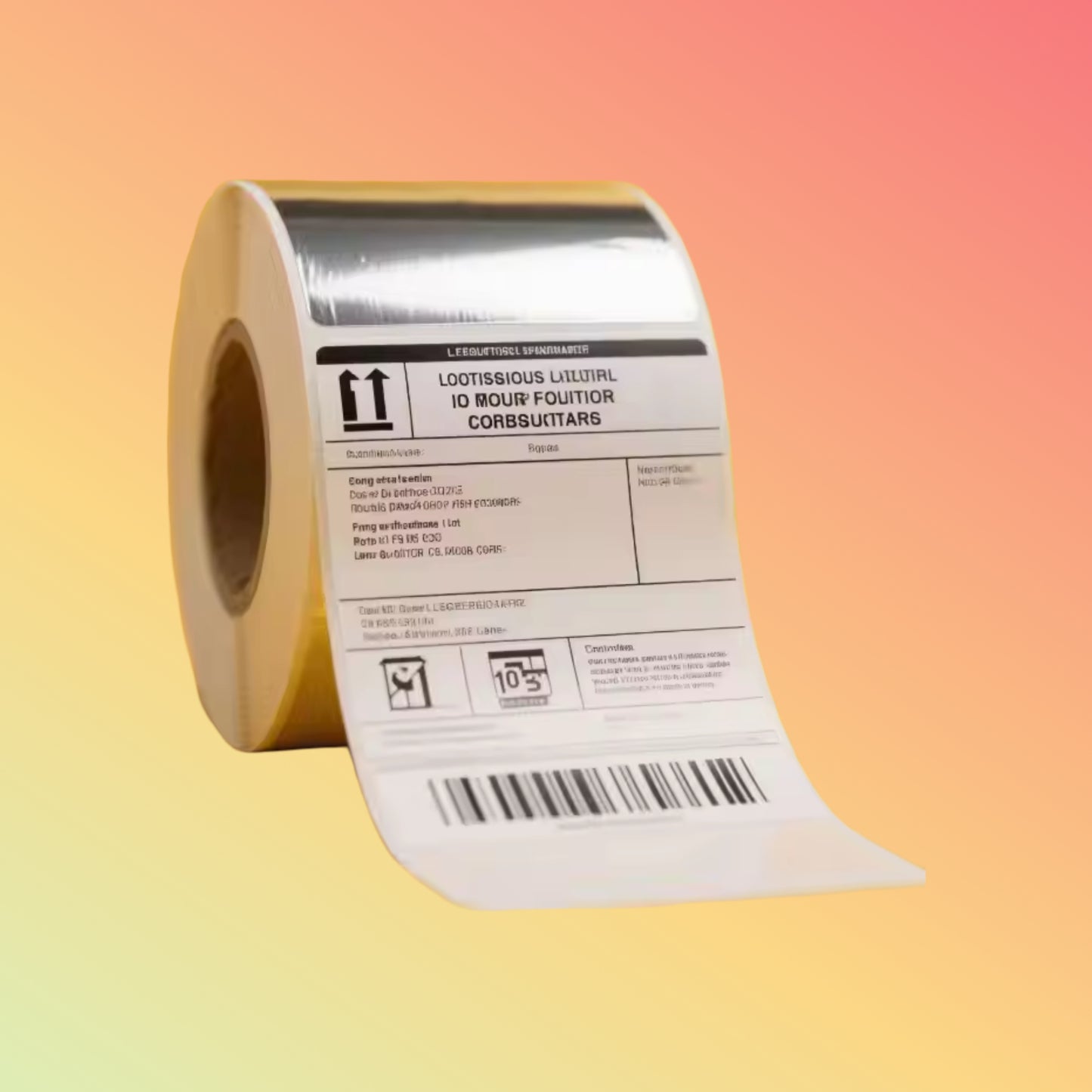 Premium Adhesive Sticker Customized Printing Thermal Shipping Labels for Packaging