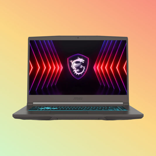 MSI THIN 15 B13UC Gaming Laptop - 13th Gen i7-13620H, 8GB, 512GB SSD, NVIDIA GeForce RTX 3050 4GB, 15.6" FHD