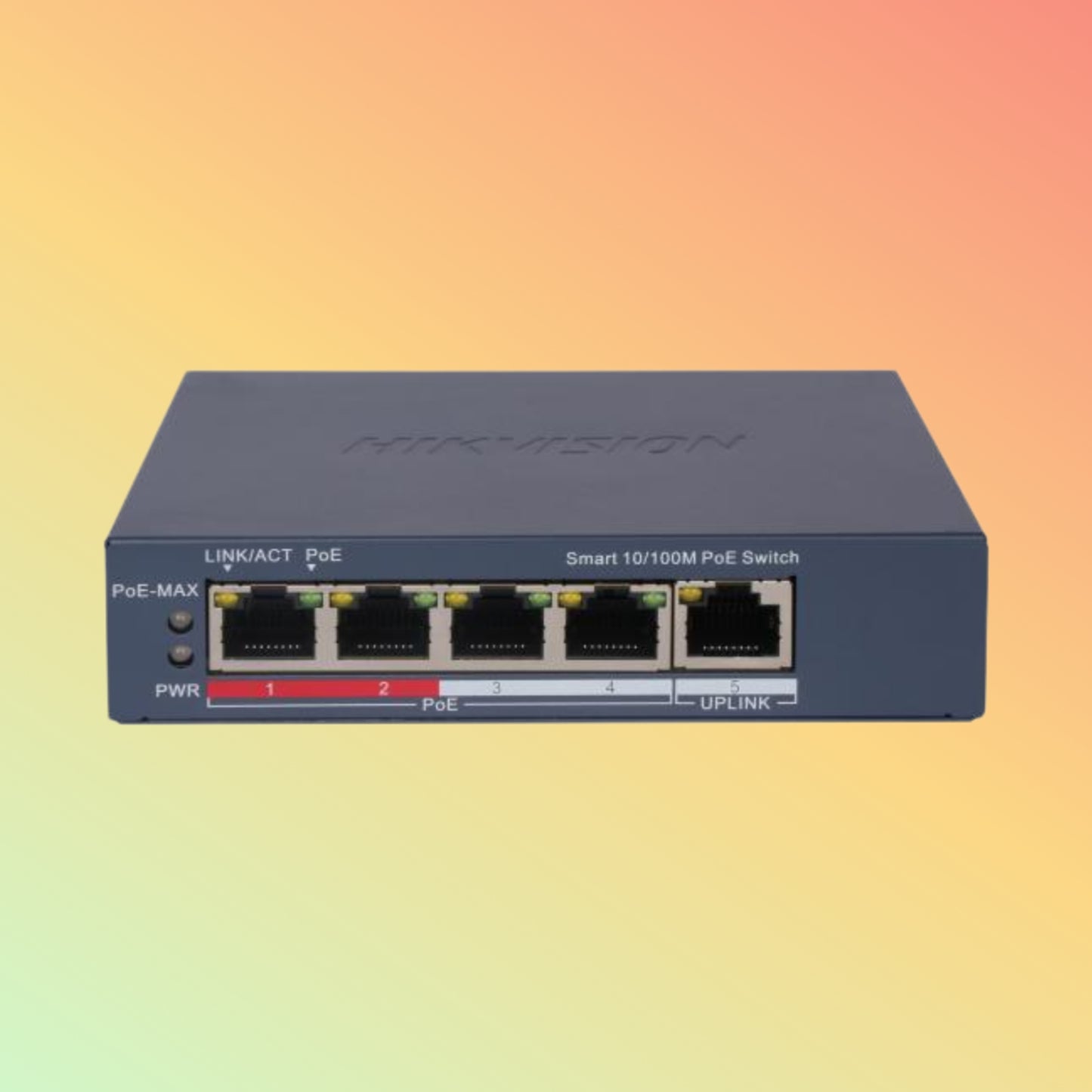 Hikvision DS-3E1105P-EI V2 4 Port Fast Ethernet Smart POE Switch