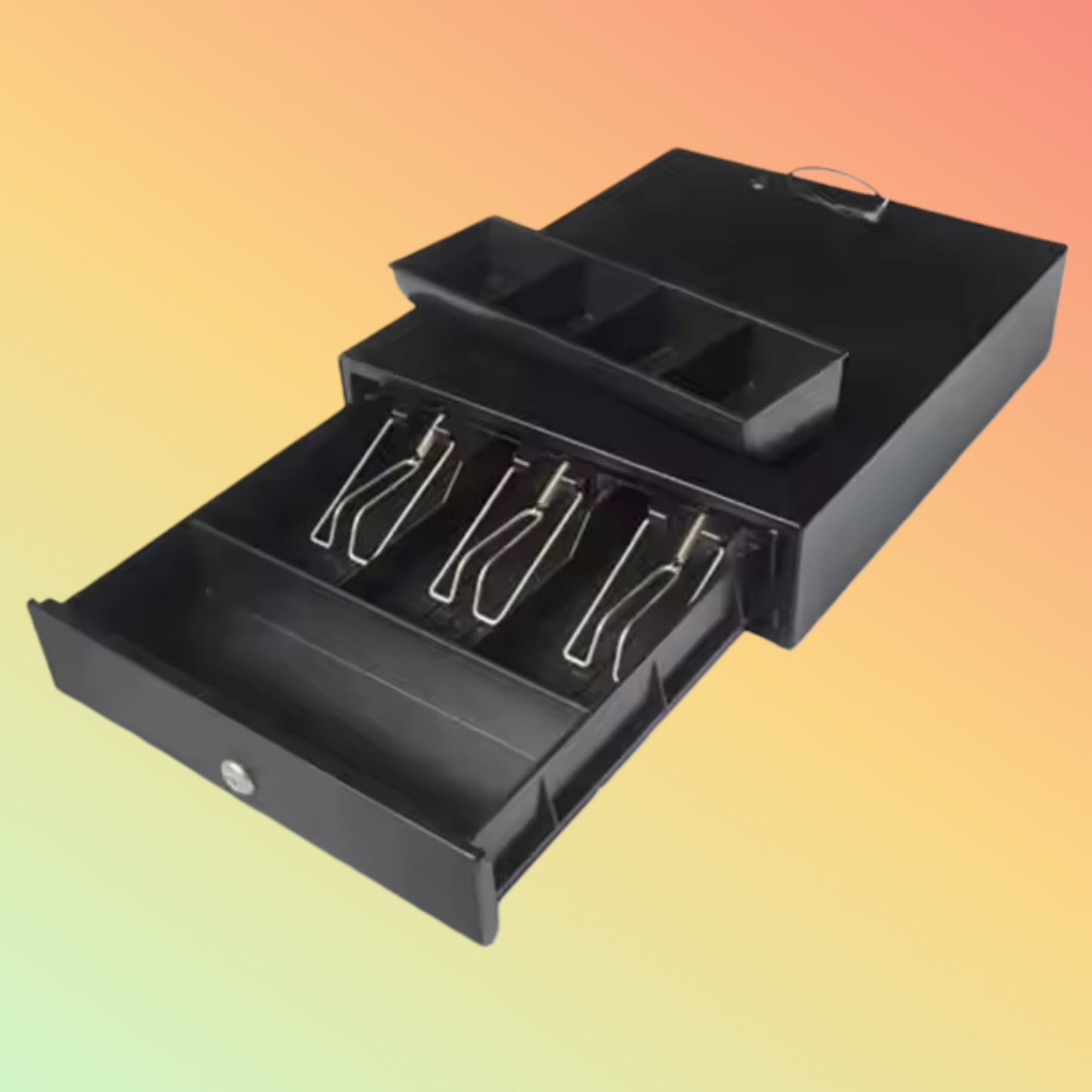 MAKEN EK-300 3Bills 4Coins Small Economical Secure Safe Mini Cash Cash Register Drawer