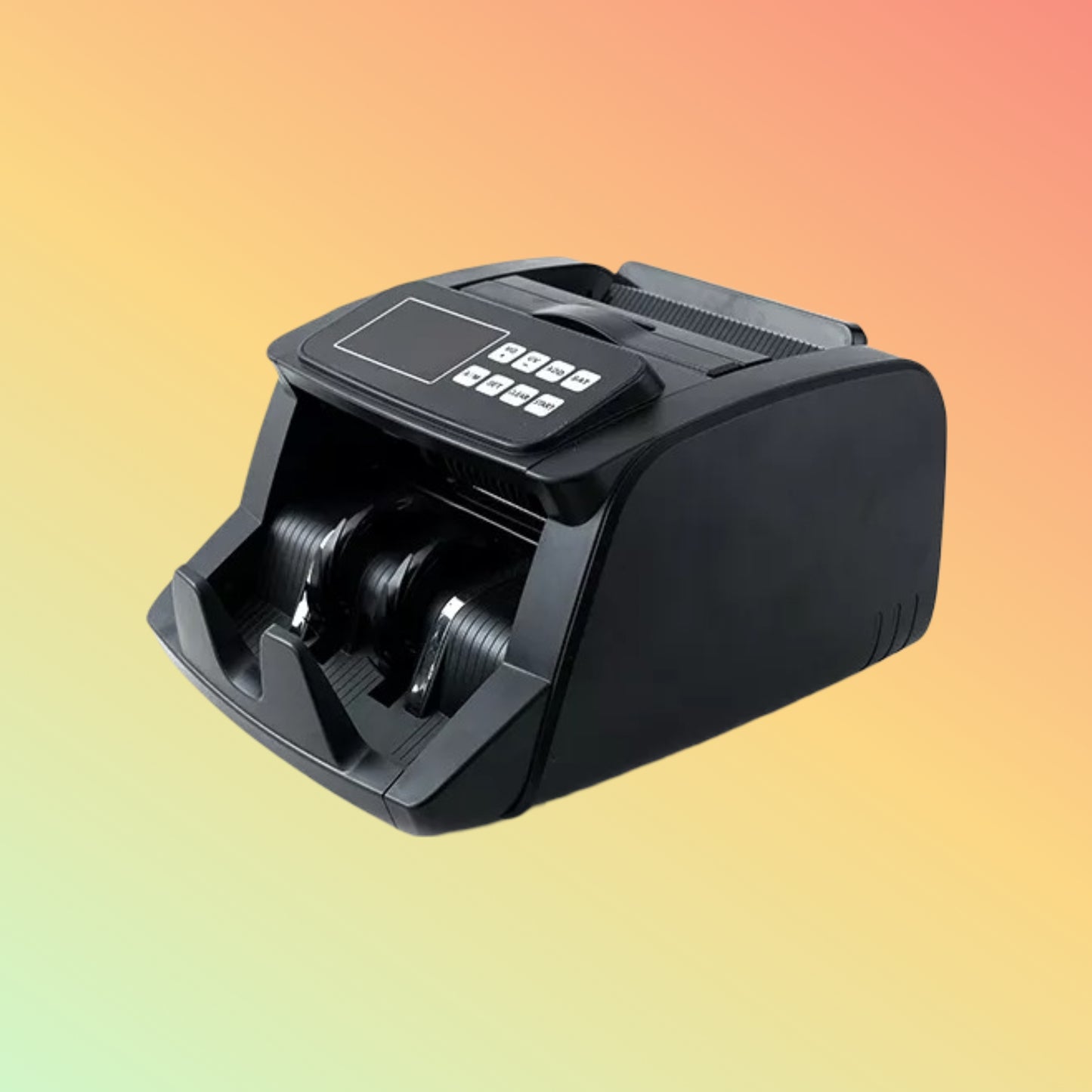 Union Portable Money Counter Bill Counter Black LED Money Counting Machine