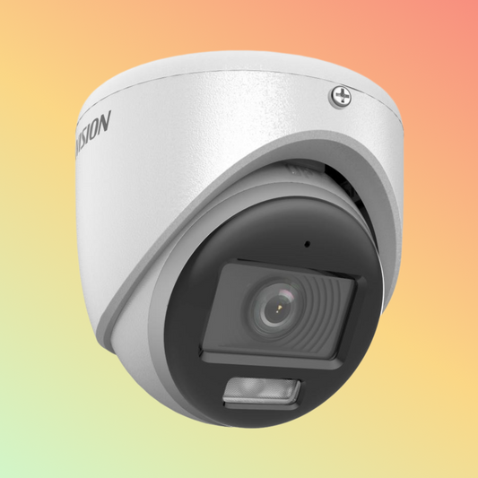 Hikvision DS-2CE70KF0T-LMFS 3K ColorVu Smart hybrid light Fixed Turret Camera