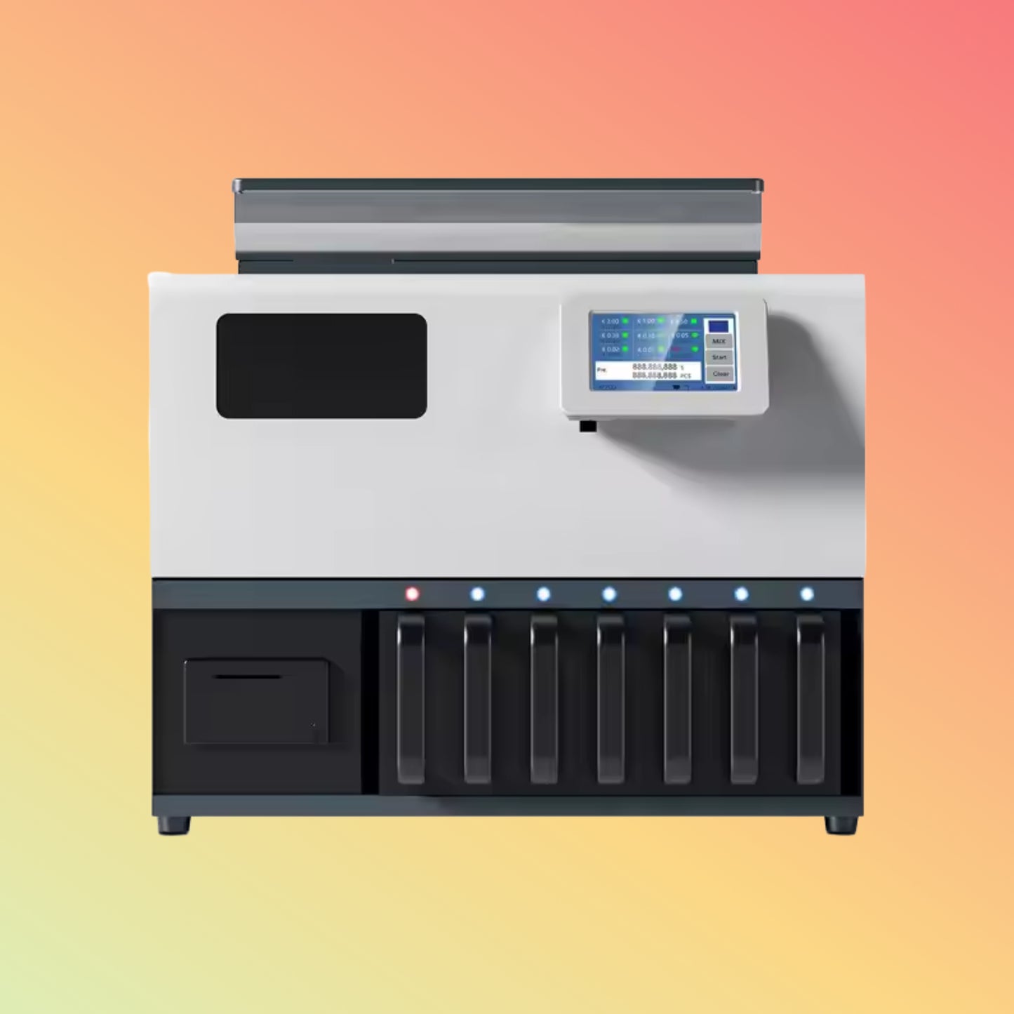UN-161S High-Speed 6+1 Coin Counting & Sorting Machine