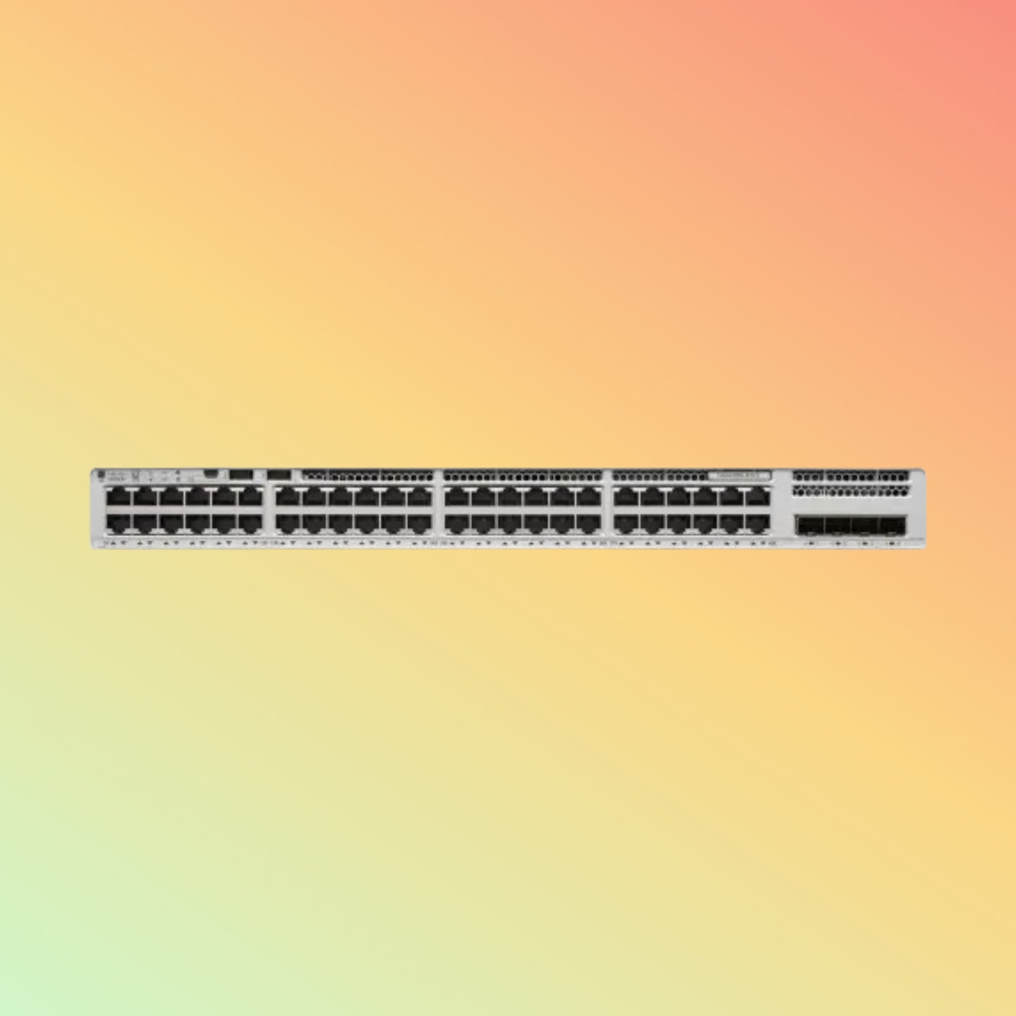 CISCO Catalyst C9200L Switch - 104 Gbps Switching Capacity, Throughput up to 154.76 Mpps, 48 x RJ45, 4 x uplinks, with Network Essentials