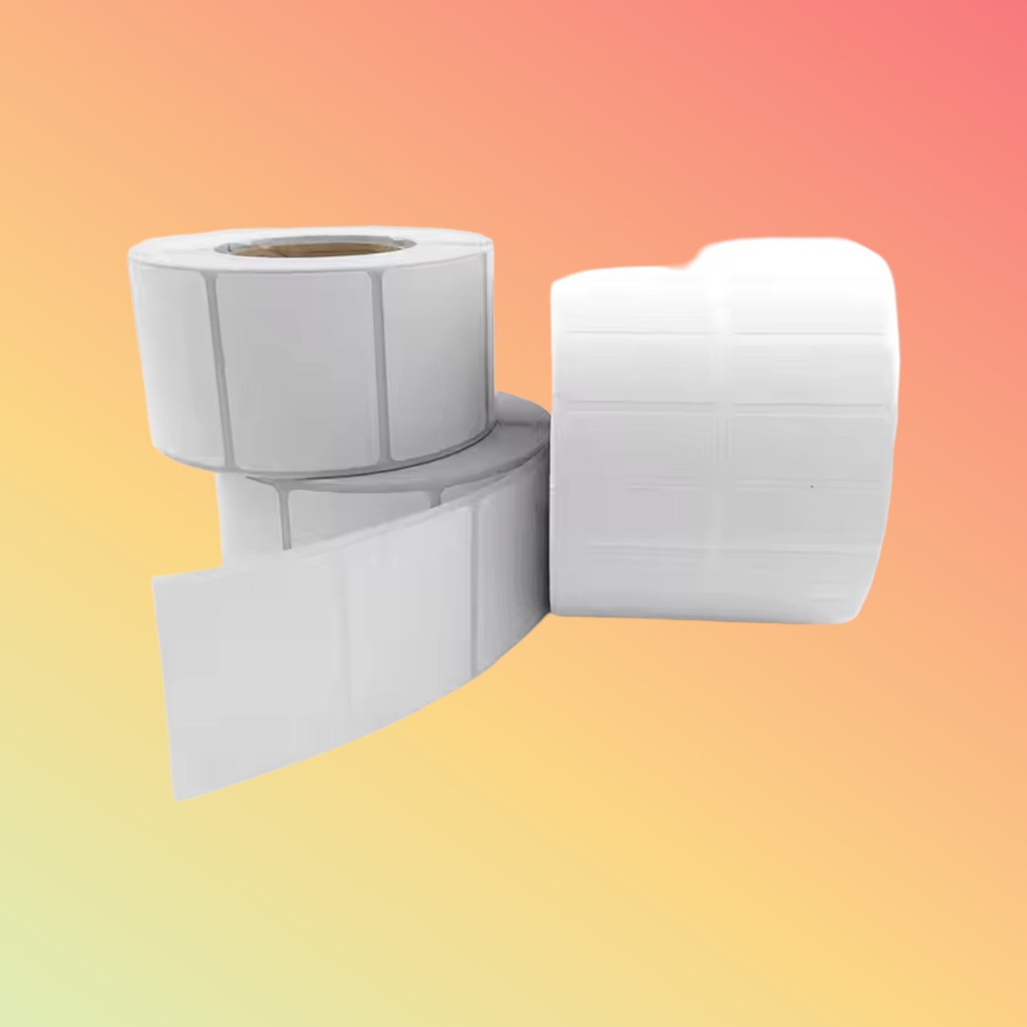 Manufacturer Blank Waterproof 40x60 Direct Strong Adhesive Thermal Address Waybill Sticker for Shipping Thermal Label Rolls