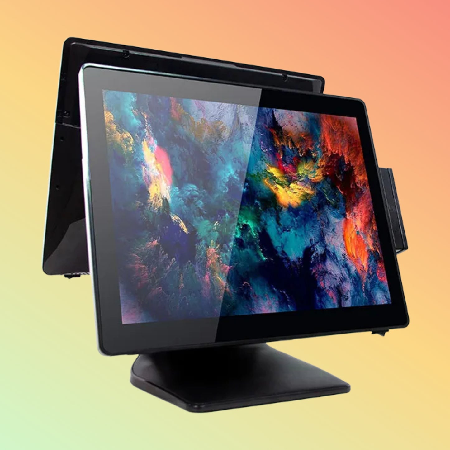 CARAVPOS Dual Screen All-in-One Touch POS Cash Register w/ Software