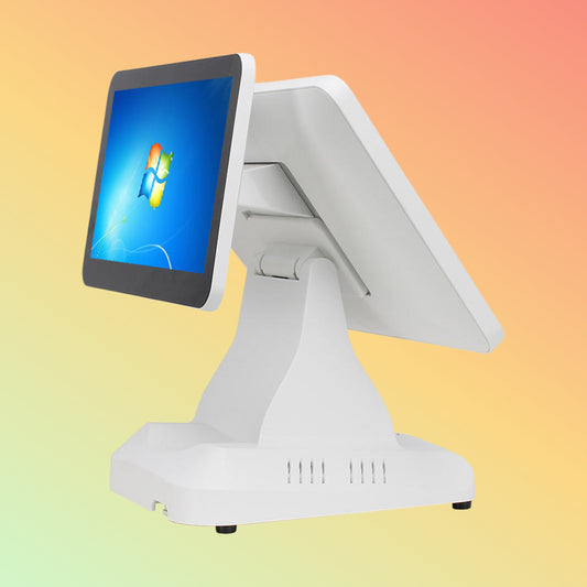 15/15.6" Touch POS Terminal, Cash Register w/ LED8/VFD & 2nd Display