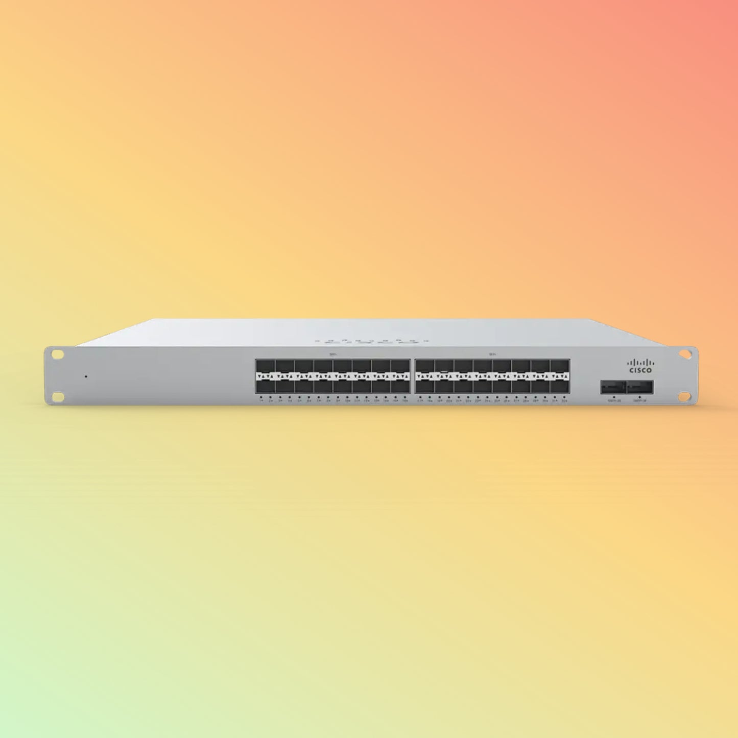 CISCO Meraki MS425 Managed Switch - 800 Gbps Switching Capacity, Throughput up to 160 Gbps, 32 x SFP+ RJ45, 2 x QSFP+