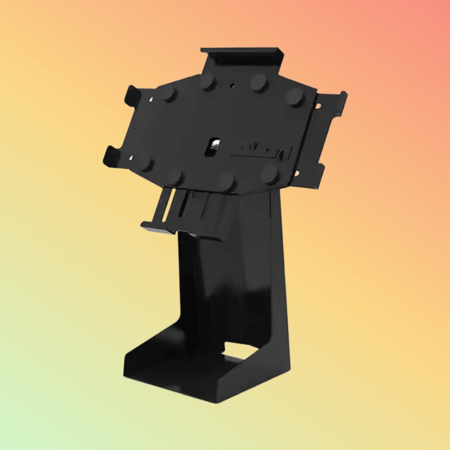MAKEN Supermarket And Restaurant Security Countertop POS Universal Tablet Desktop Stand With Printed Stand