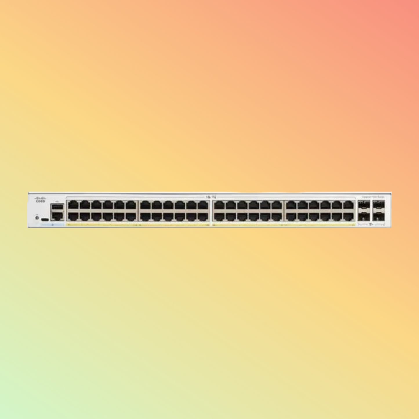 CISCO Catalyst C1300 – 176Gbps, 48xRJ45, 4xSFP+, 740W PoE