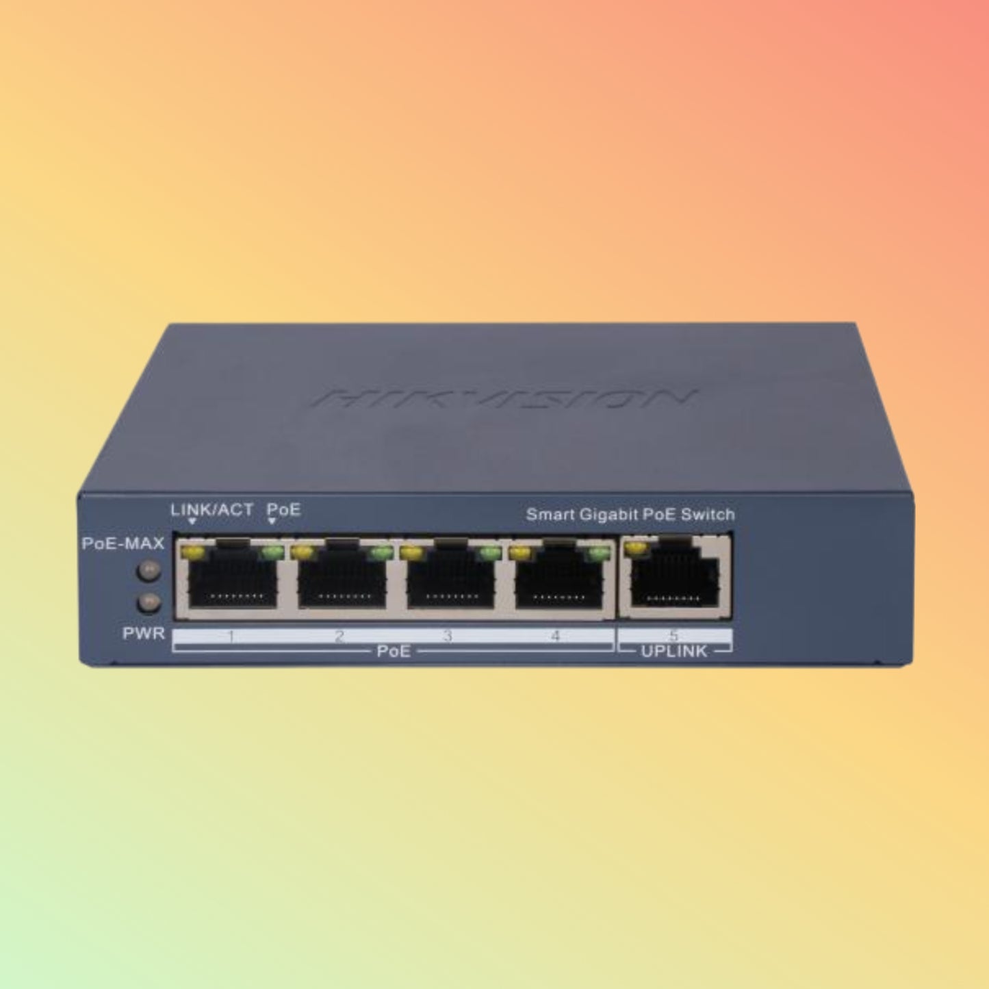 Hikvision DS-3E1505P-EI 4 Port Gigabit Smart POE Switch