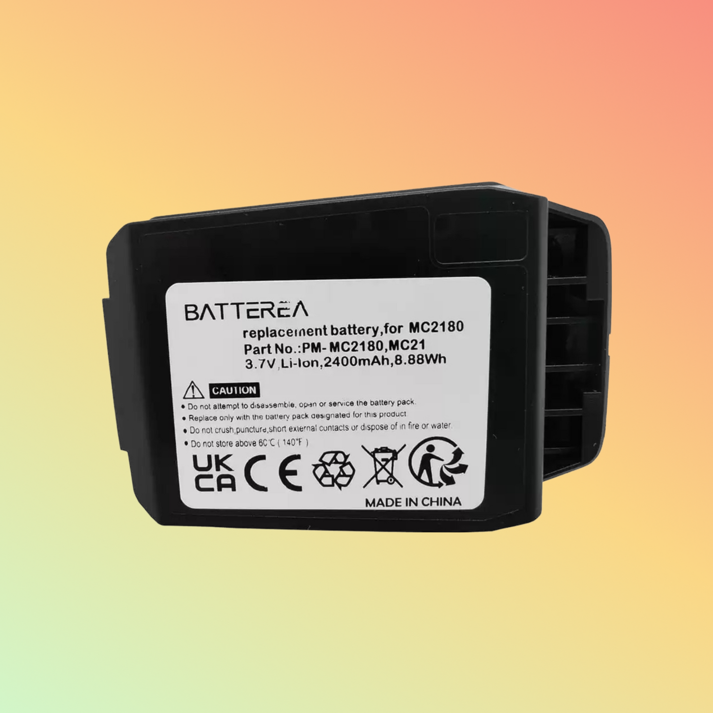 Batterea Replacement Battery for Motorola MC21 MC2100 MC2180 Li-ion 2400mAh,3.7V