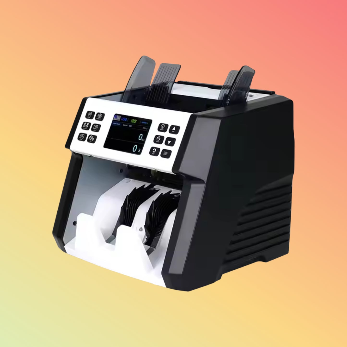 UN-60A ECB-Approved Top-Loading Bill Counter with Dual CIS