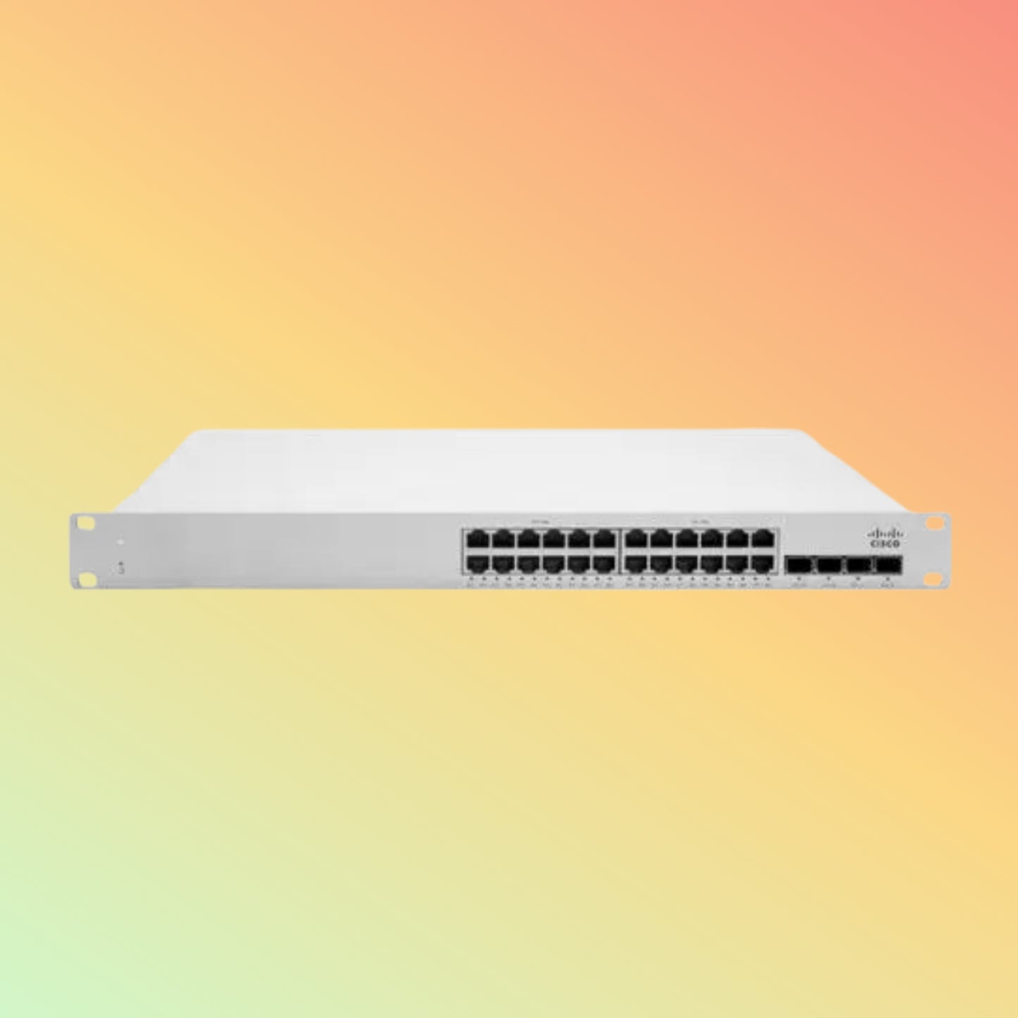 CISCO Meraki MS250 Switch - 128 Gbps Switching Capacity, Throughput up to 95.24 Mpps, 24 x RJ45, 4 x SFP+ uplink