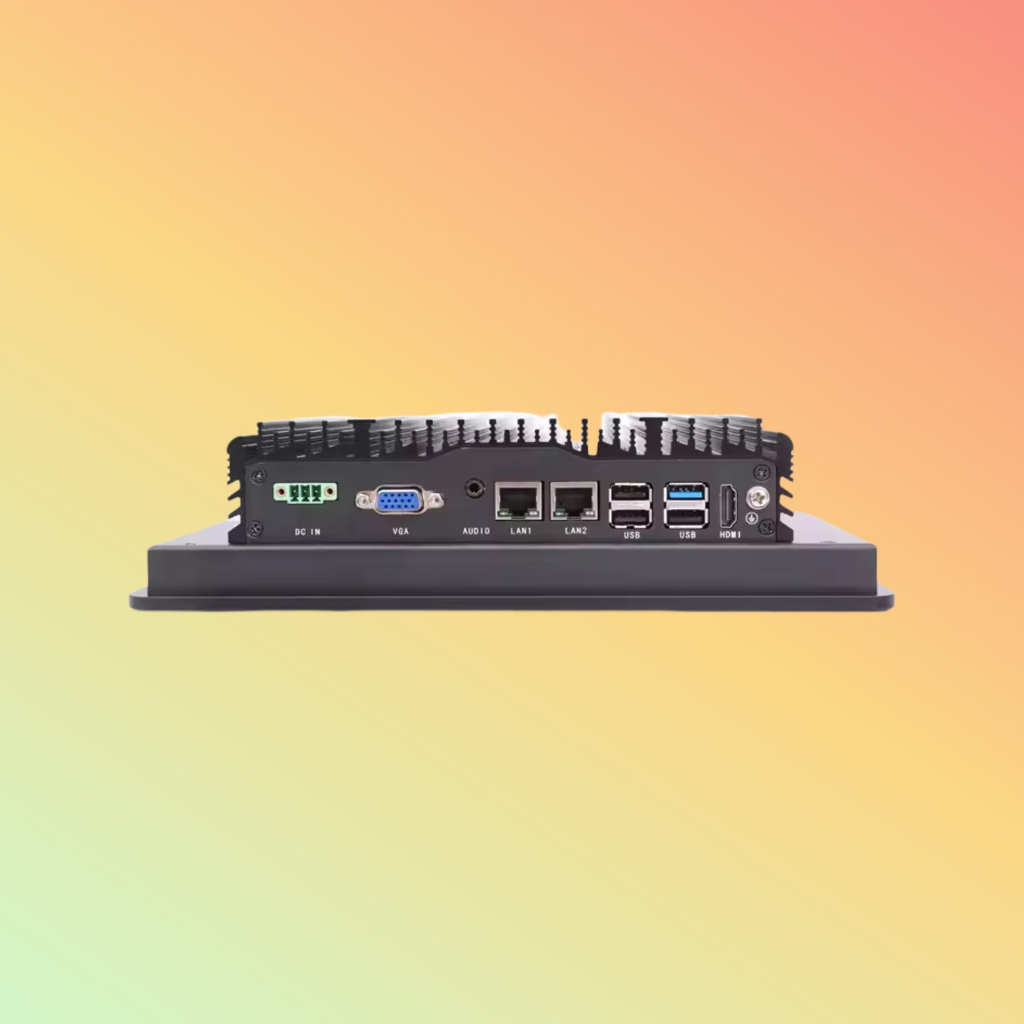 10 12 15 Embedded Panel PC I5 I3 J1900 Win10 Panel Pc Resistive Capacitive Touch Ture Flat All in One Industrial Pc Linux Cnc
