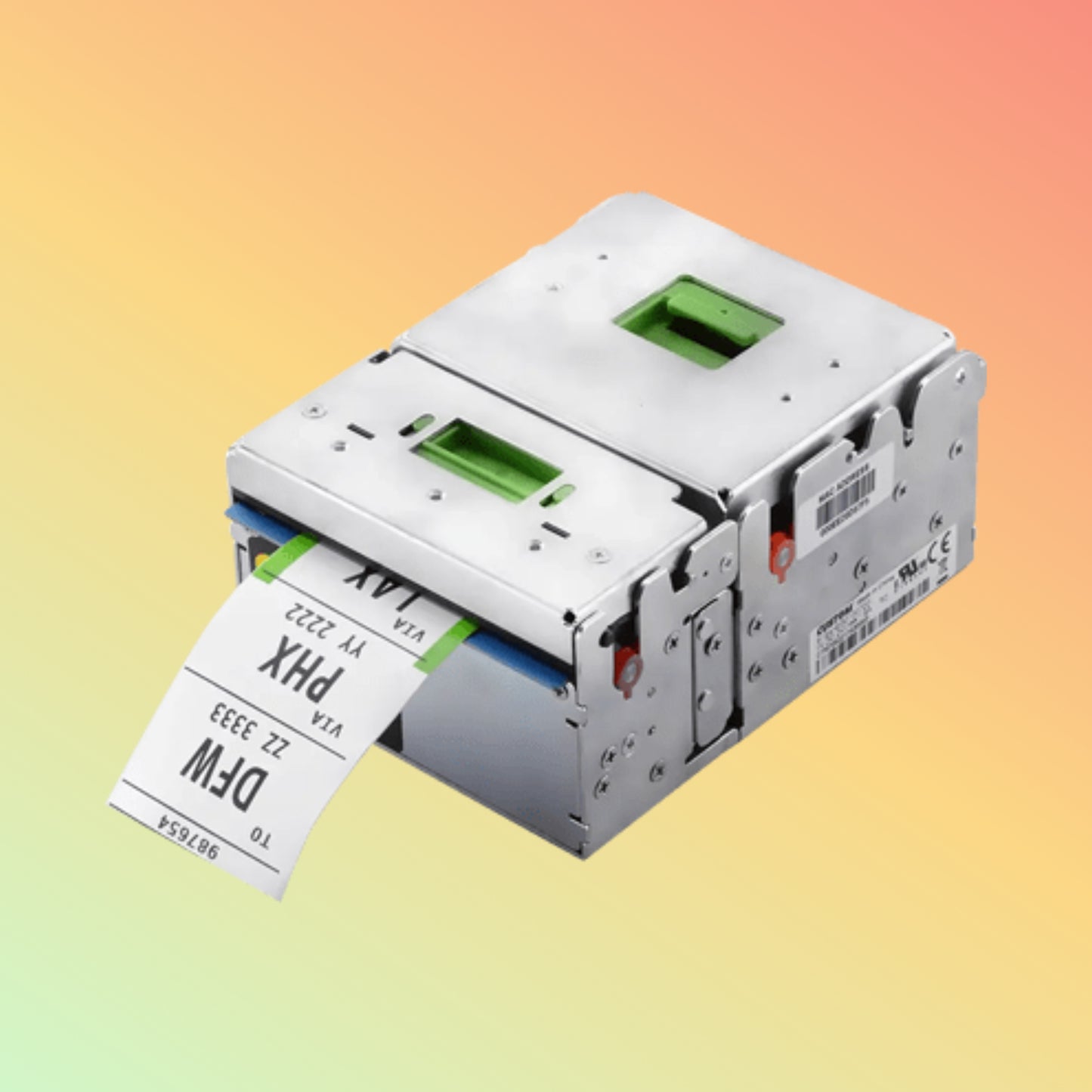 Custom KPM180H-LL Baggage tag printer for CUSS