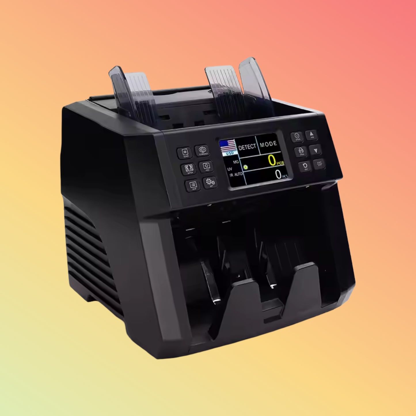 UN-60A ECB-Approved Mixed Value Bill Counter with Dual CIS