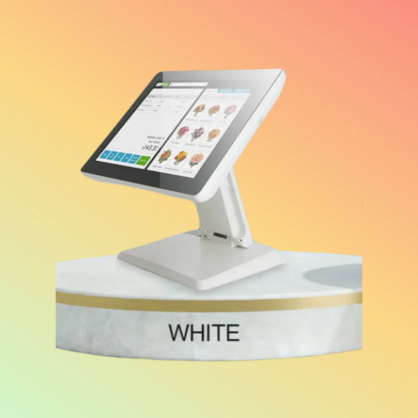 CARAVPOS - White Color Electronics Billing Payment Pos caja registradora digital All In One Supermarket System Pos Pos System
