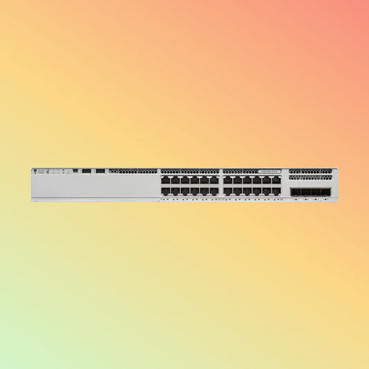 CISCO Catalyst C9200L – 56Gbps, 24xPoE+ RJ45, 4xSFP, 370W PoE